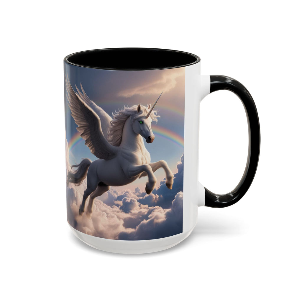 Unicorn Coffee Mug: Enchanted Alicorn, Mythical Creature, Fairytale Gift (Pink)