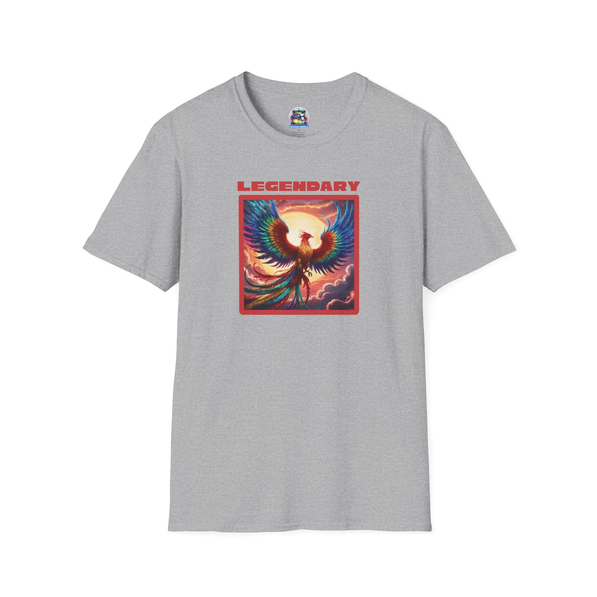Phoenix Graphic Tee: Legendary Bird, Soft Cotton Shirt, Phoenix Rising Gift