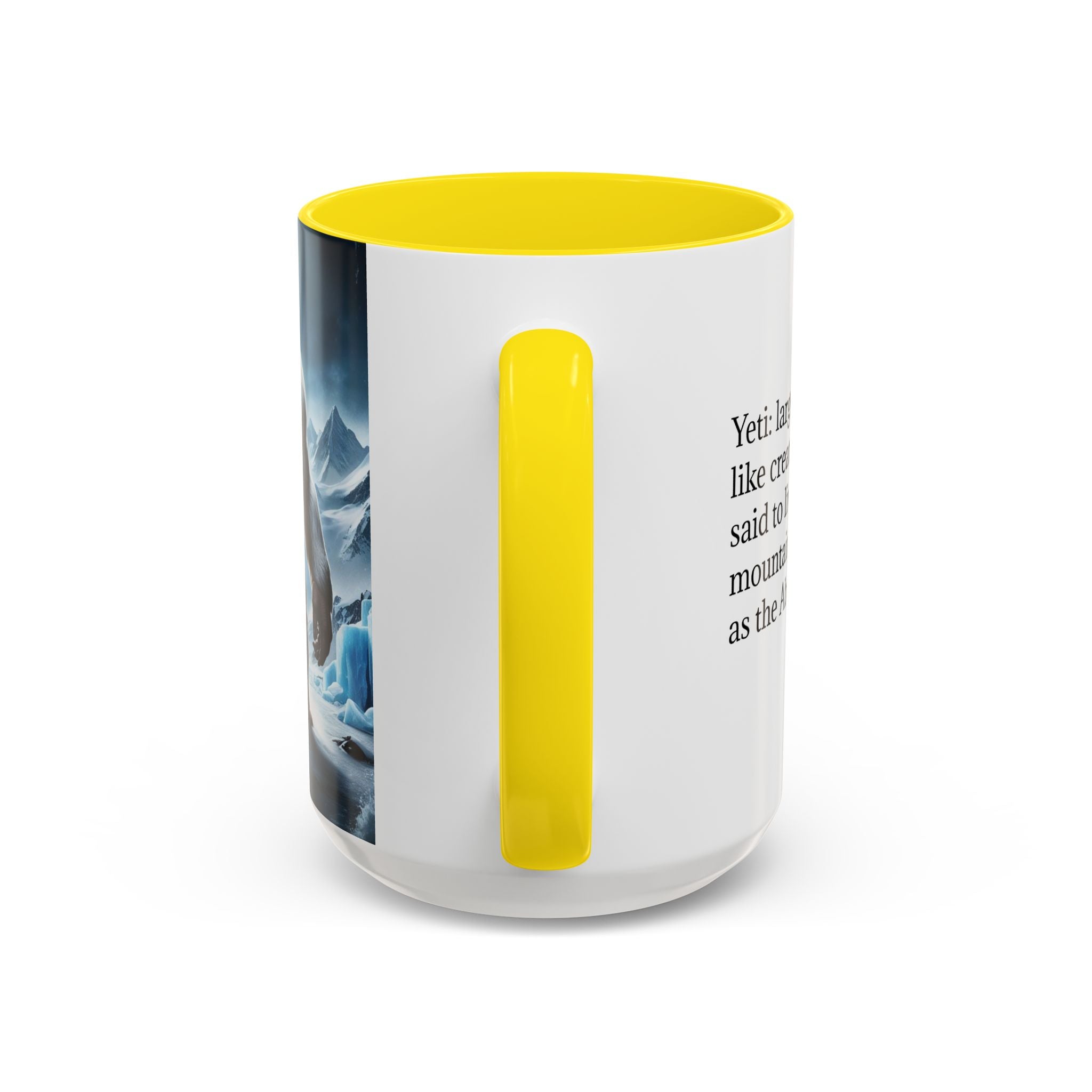 Yeti Coffee Mug: Abominable Snowman, Sasquatch Camping Gift, Himalayan Mountain Cryptid