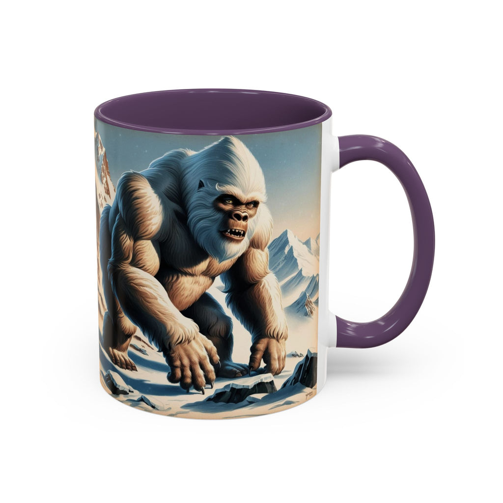 Abominable Snowman Coffee Mug: Himalayan Mountain Yeti, Mythical Creature, Sasquatch Gift