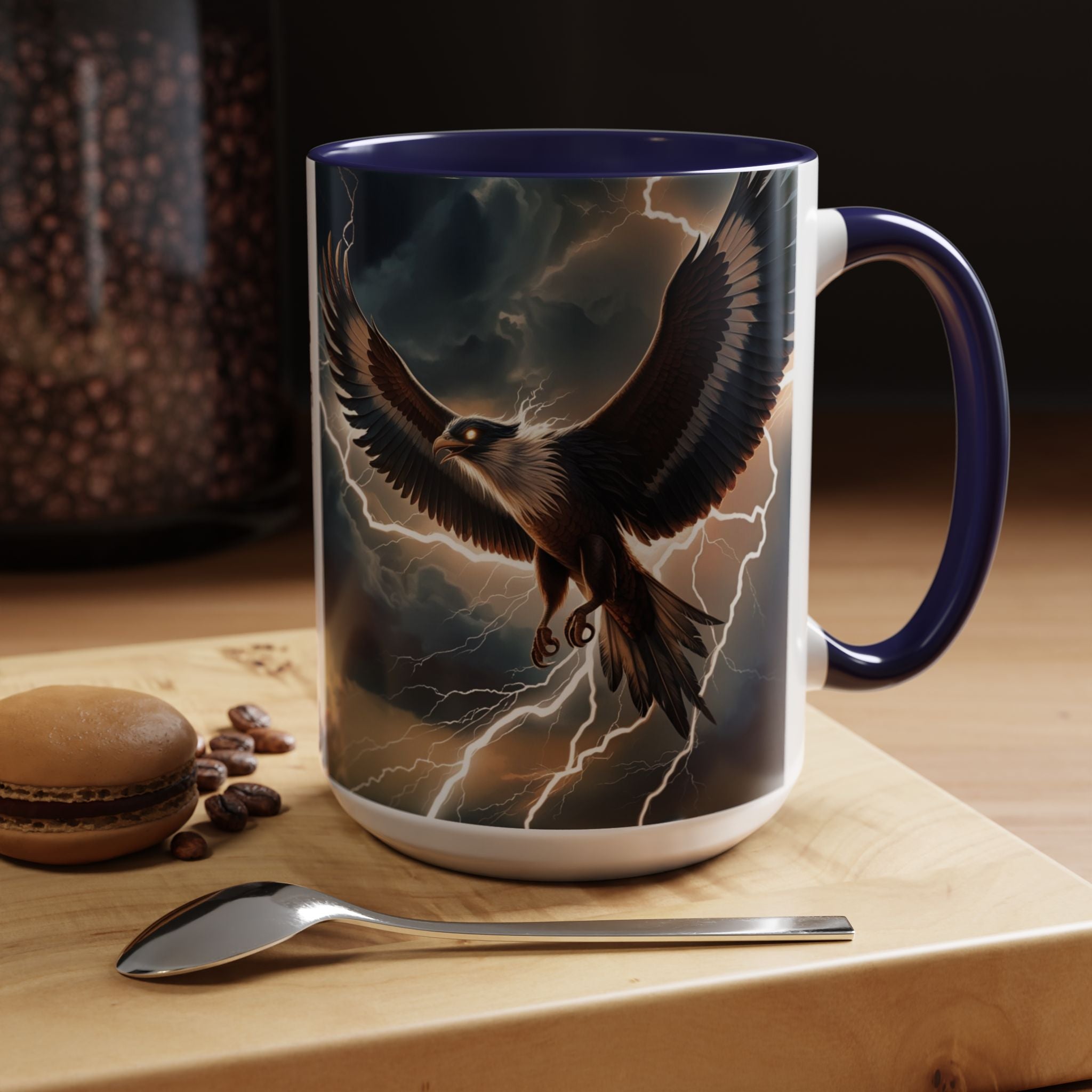 Thunderbird Coffee Cup: Legendary Creature, Spirit Animal, Cryptid Mugs for Men