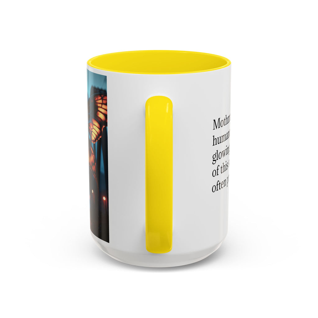 Mothman Coffee Mug: Supernatural Monster, Legendary Creature, Cryptid Gift (Bridge)