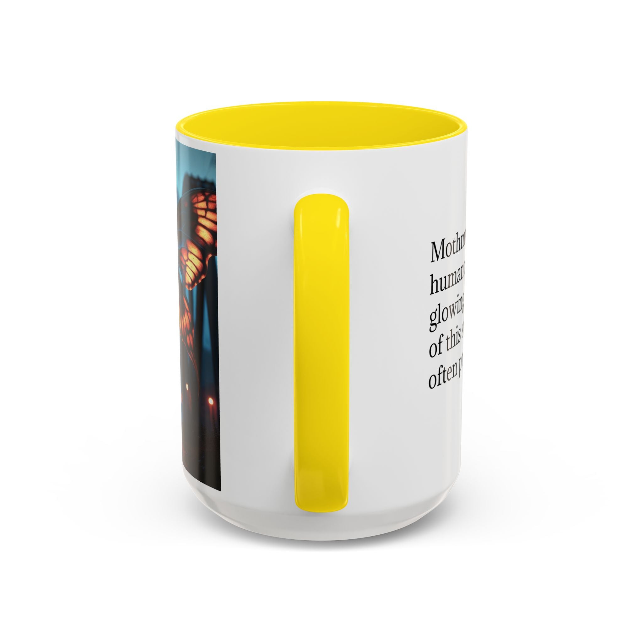 Mothman Coffee Mug: Supernatural Monster, Legendary Creature, Cryptid Gift (Bridge)