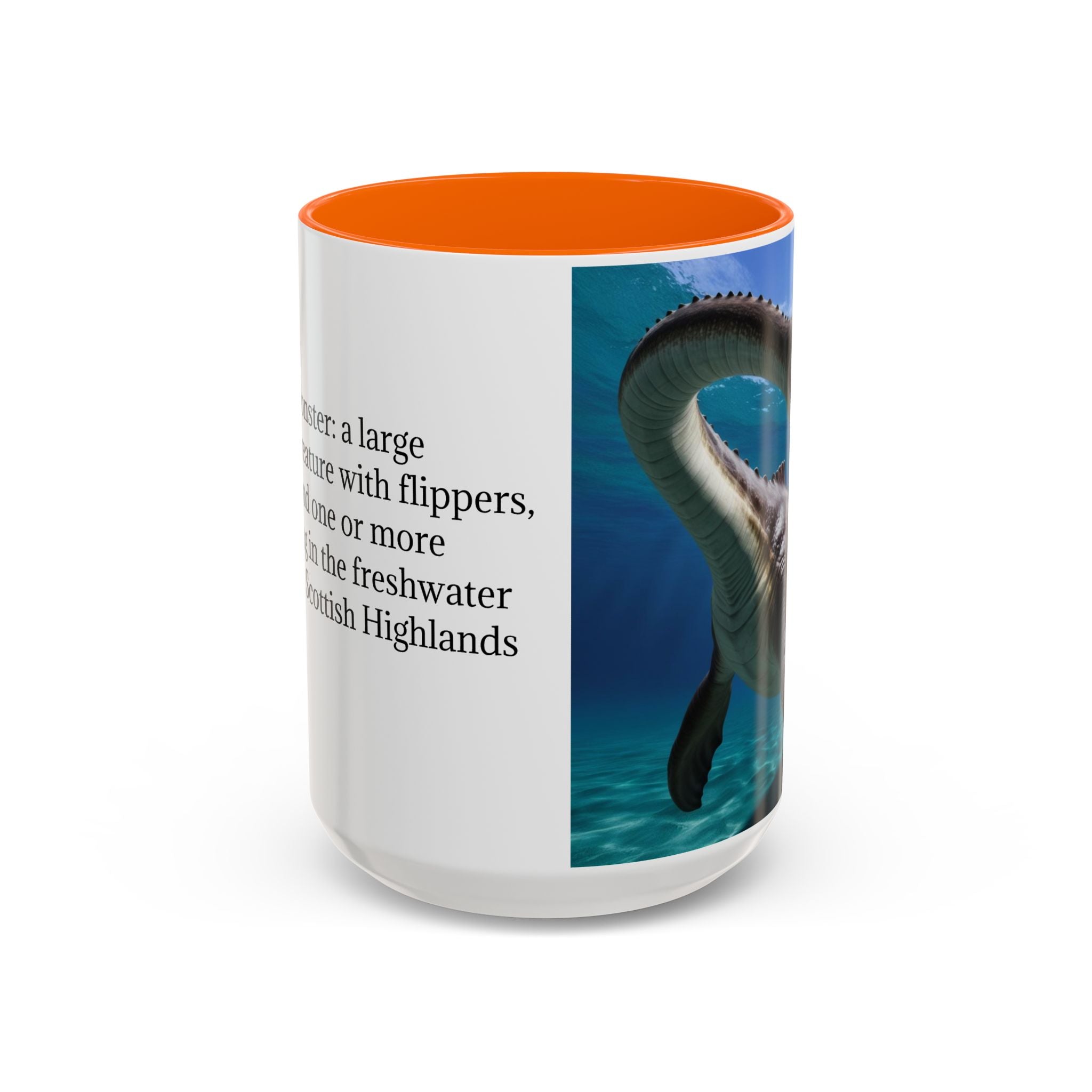 Loch Ness Monster: Nessie Coffee Mug, Mythical Sea Creature, Plesiosaurus Gift