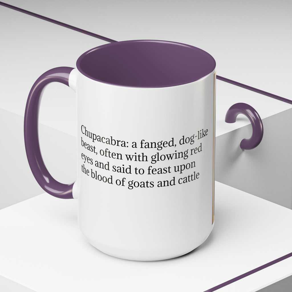 Chupacabra Mug: Supernatural Coffee Cup, Cryptid Beast, Mexican Folklore Gift