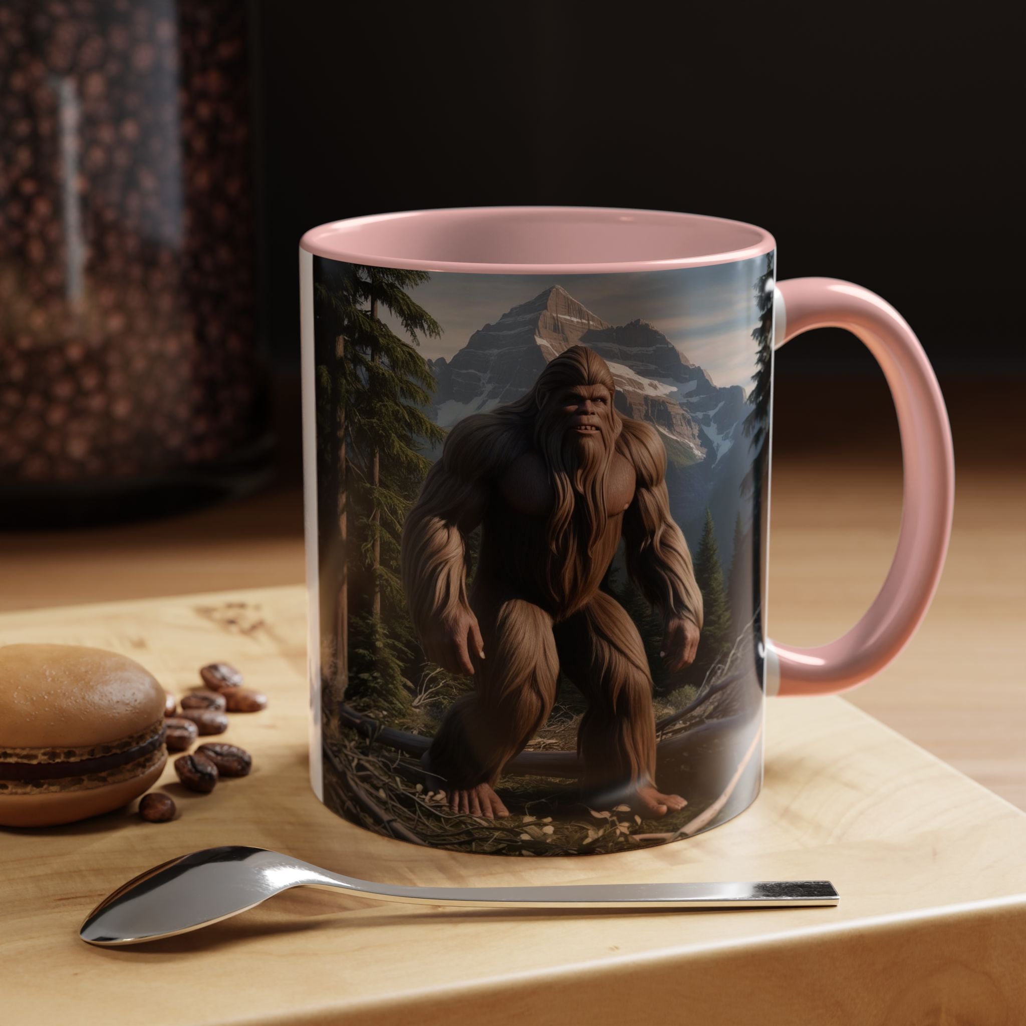 Bigfoot Mug: Sasquatch Coffee Cup, Mythical Creature, Camping Mugs for Men, Cryptozoology