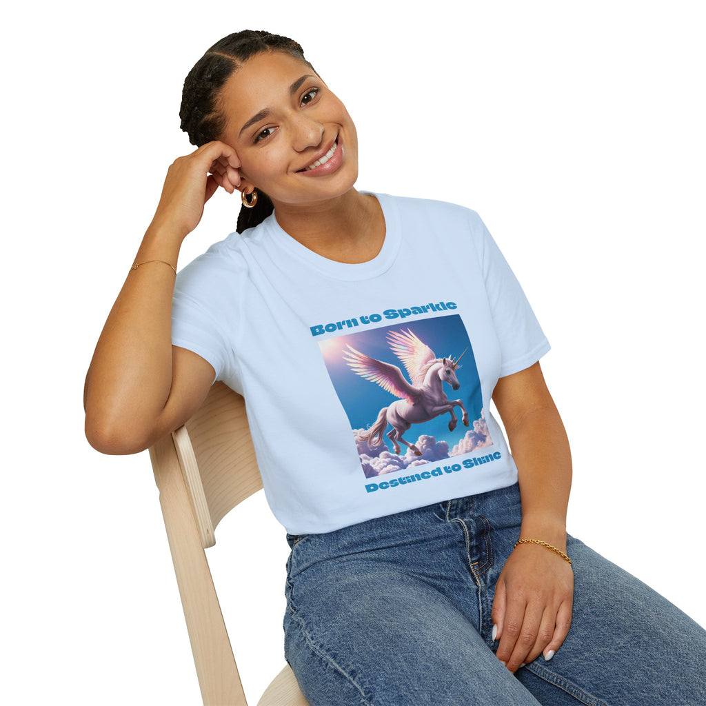 Unicorn Graphic Tee: Legendary Alicorn, Womens Cotton Shirt, Mythical Creature
