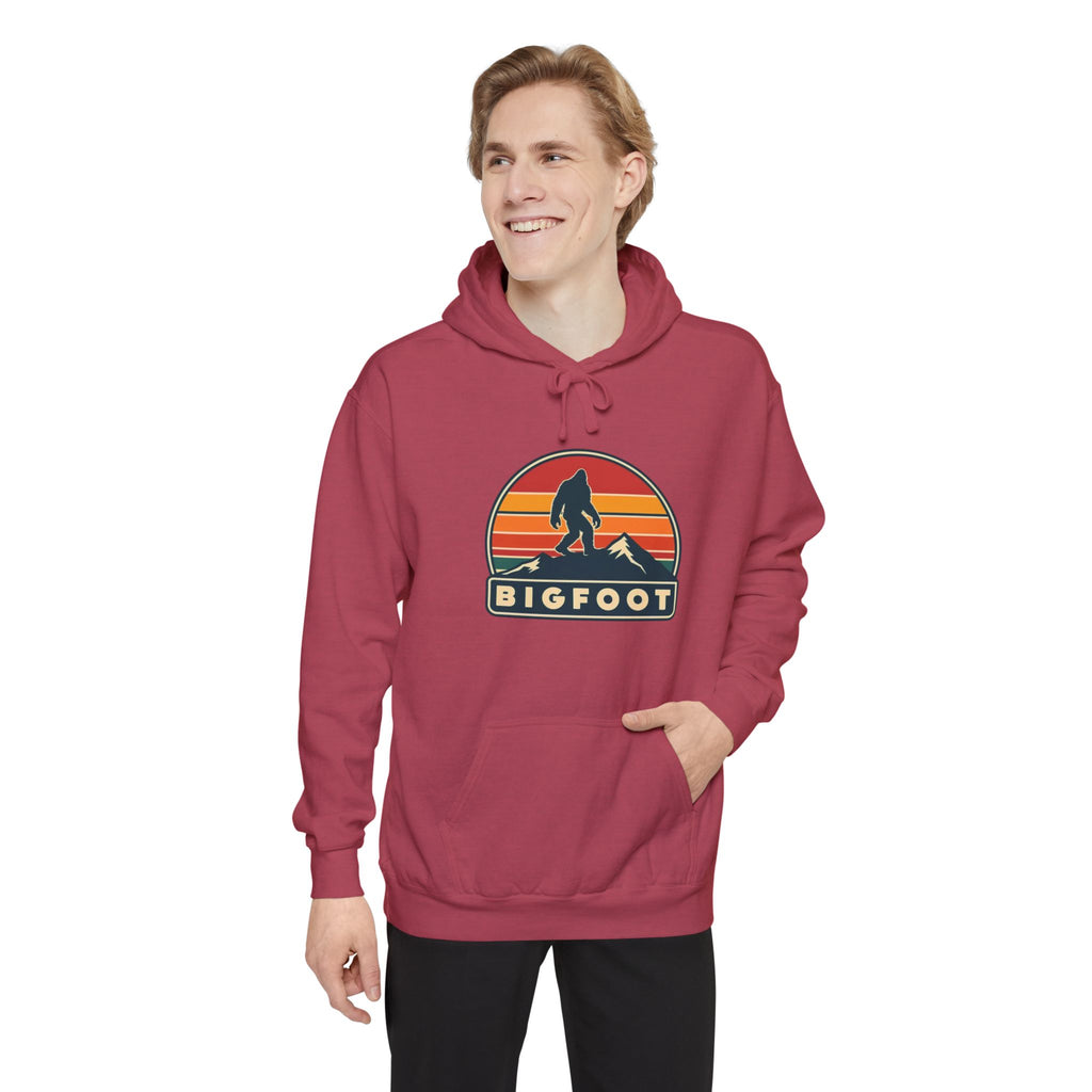 Bigfoot Hoodie Comfort Colors® | Sasquatch Sweatshirt, Cozy Unisex Pullover, Wilderness Adventure Apparel,