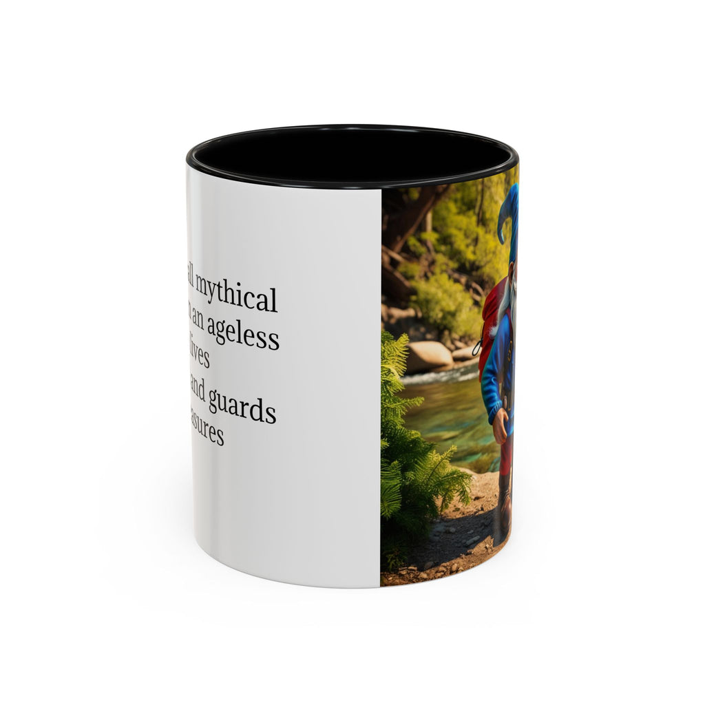 Gnome Mug: Nordic Folklore Gift, Scandinavian Nisse, Enchanted Creature Coffee Cup