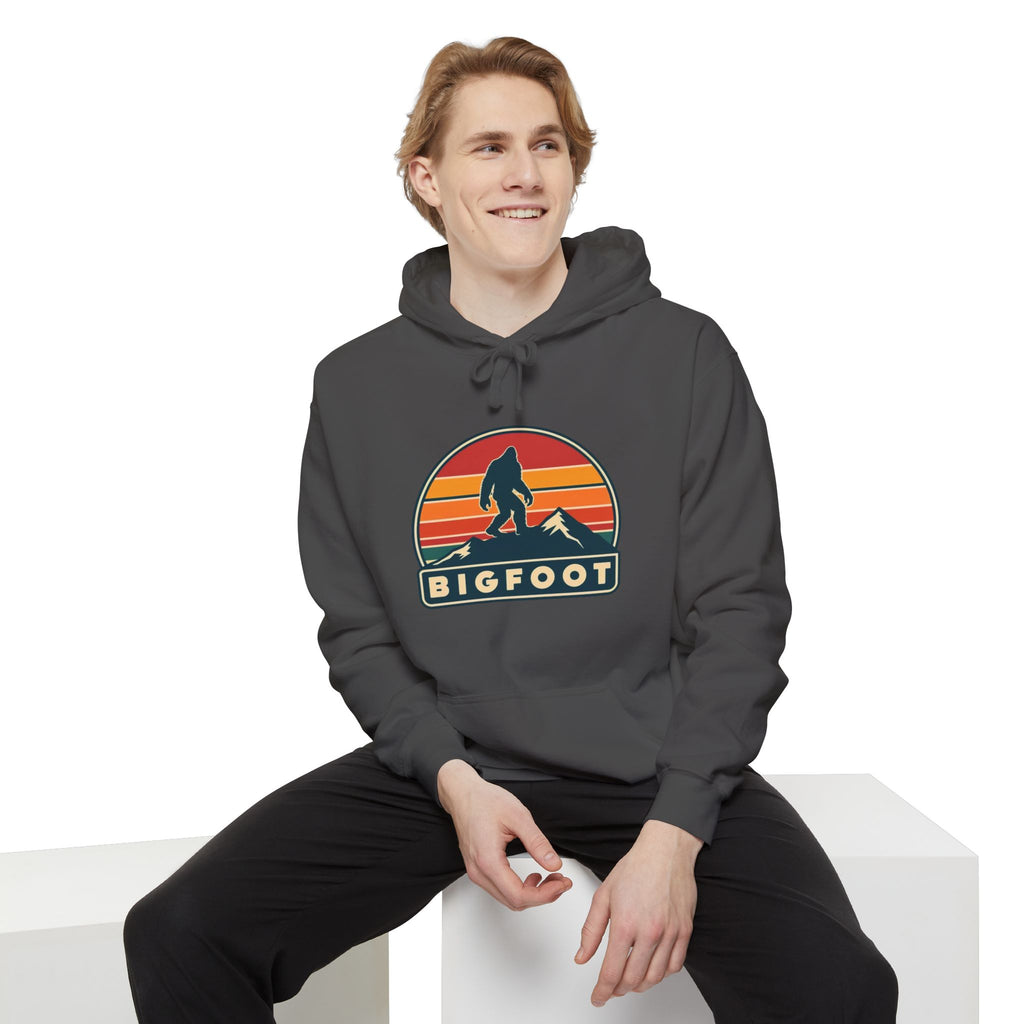 Bigfoot Hoodie Comfort Colors® | Sasquatch Sweatshirt, Cozy Unisex Pullover, Wilderness Adventure Apparel,