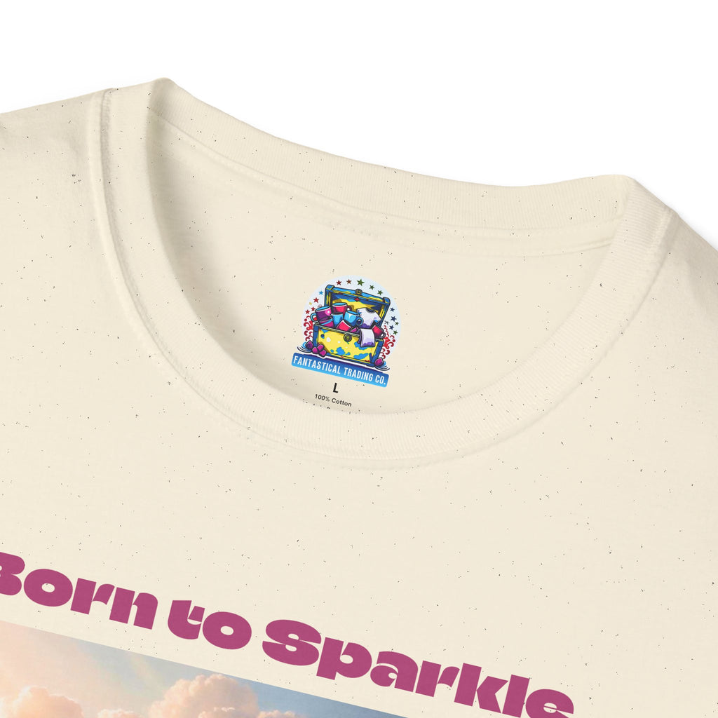 Unicorn Graphic Tee: Legendary Alicorn, Soft Cotton Shirt, Born to Sparkle