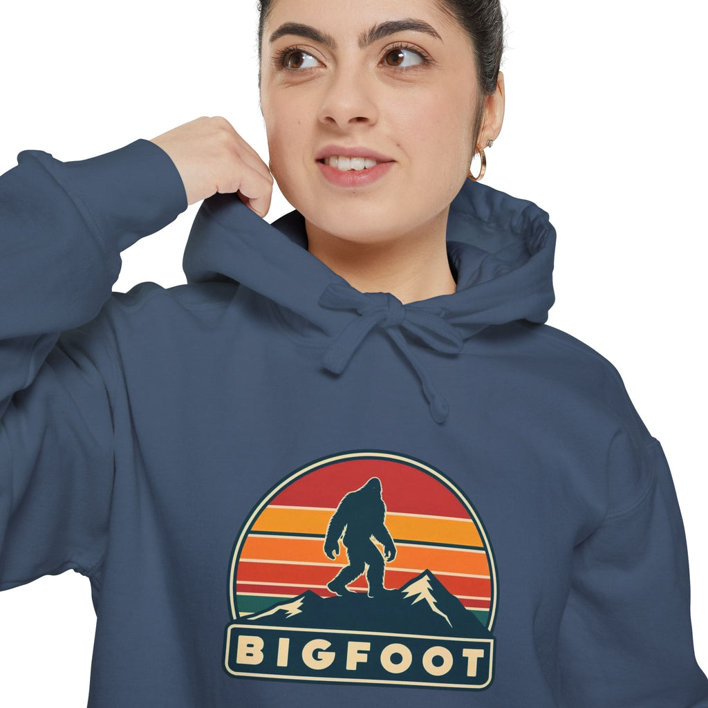 Bigfoot Hoodie Comfort Colors® | Sasquatch Sweatshirt, Cozy Unisex Pullover, Wilderness Adventure Apparel,