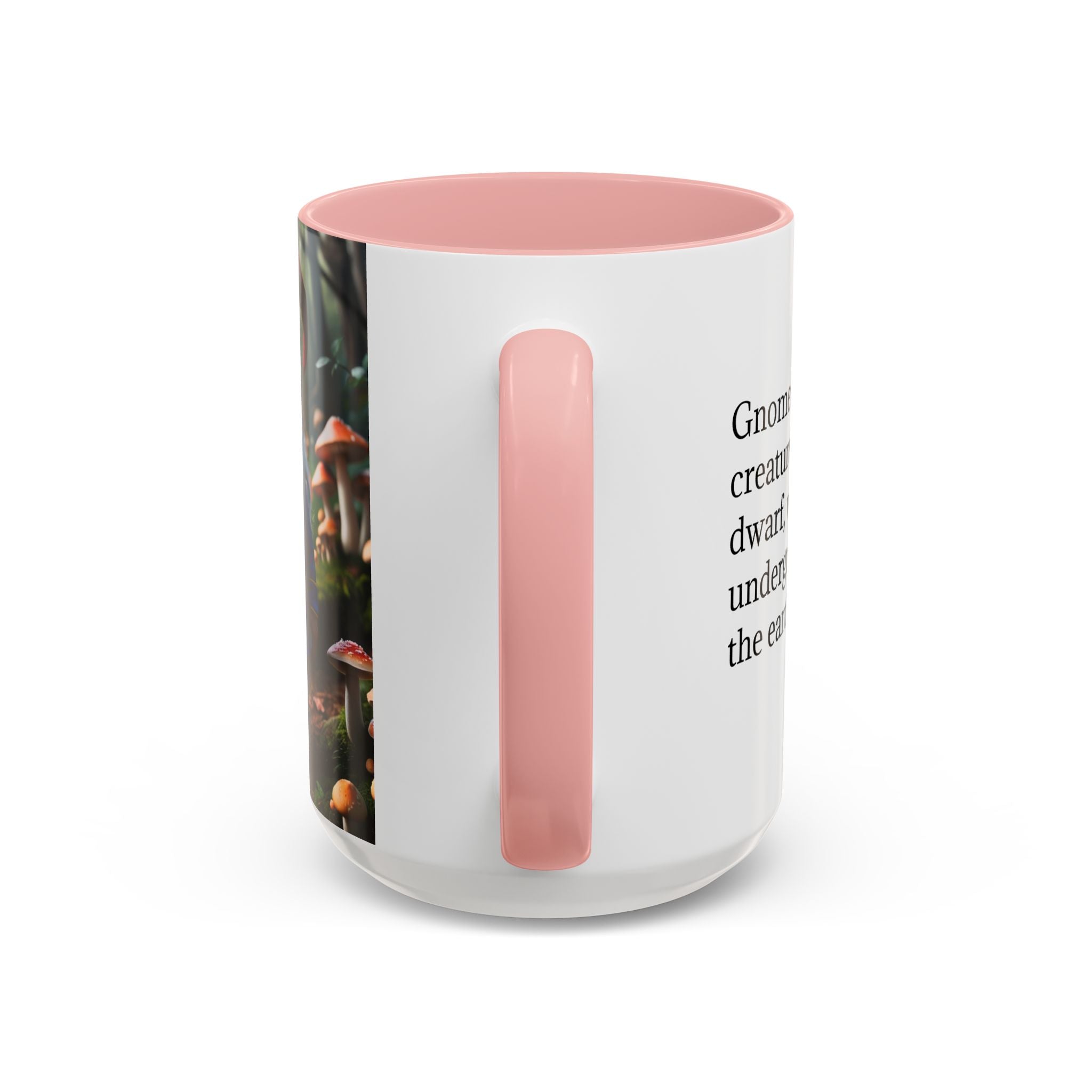 Gnome Coffee Mug: Nordic Folklore Gift, Scandinavian Nisse, Enchanted Mushroom Garden