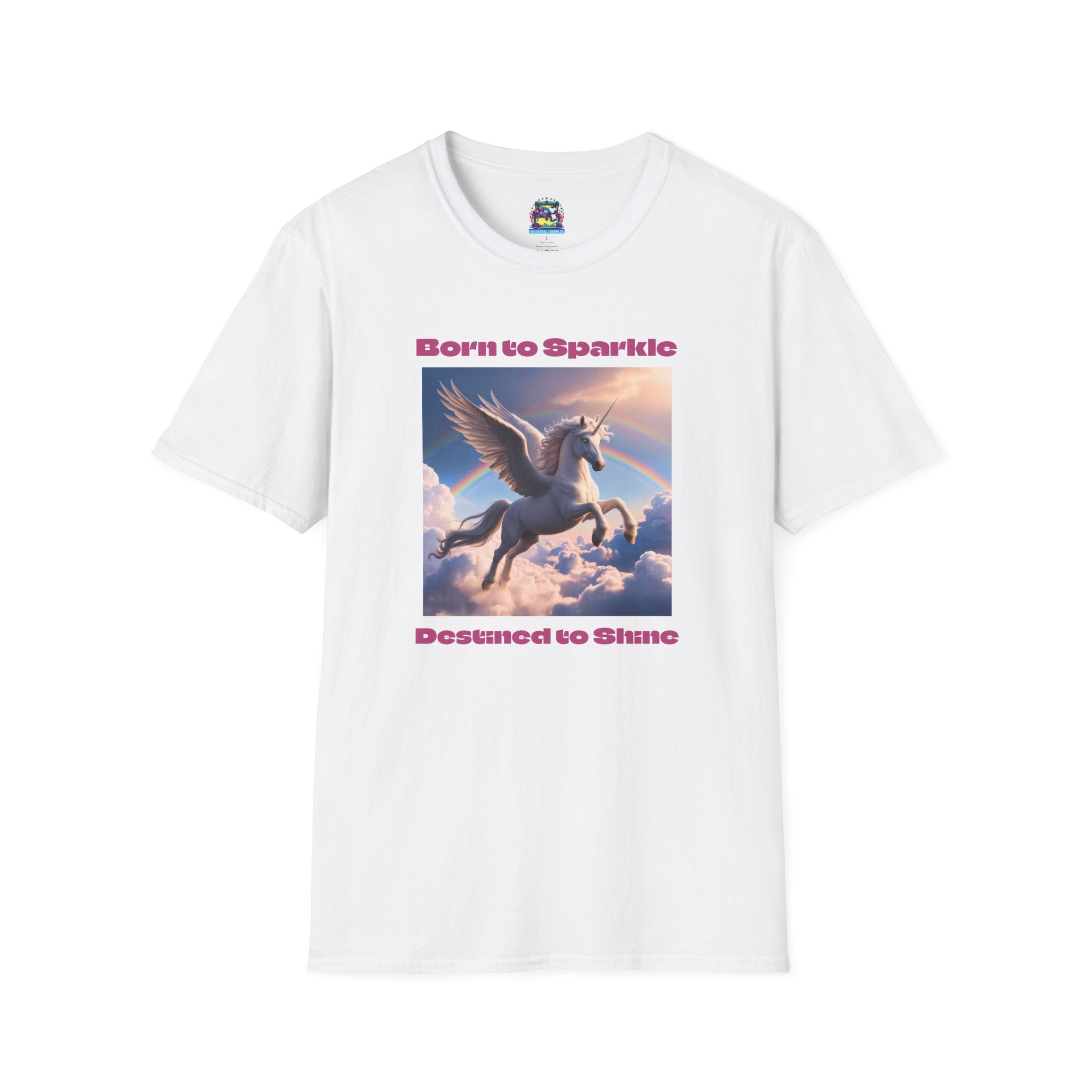 Unicorn Shirt: Legendary Alicorn Graphic Tee, Born to Sparkle, Mythical Creature