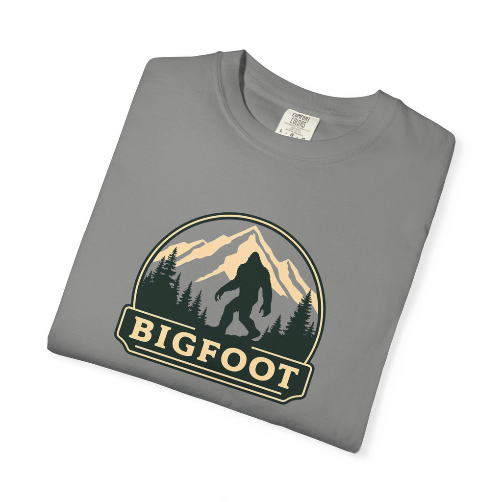 Sasquatch Camping TShirt | Bigfoot Graphic Tee, Comfort Colors®, Retro Hiking Shirt
