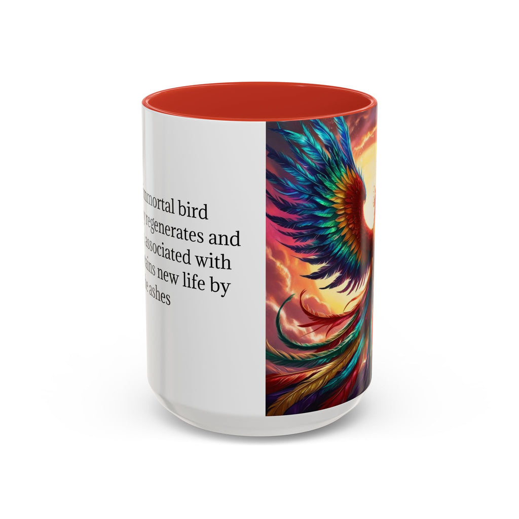 Phoenix Bird Coffee Cup: Mythical Creature, Firebird Coffee Mug, Rise from the Ashes