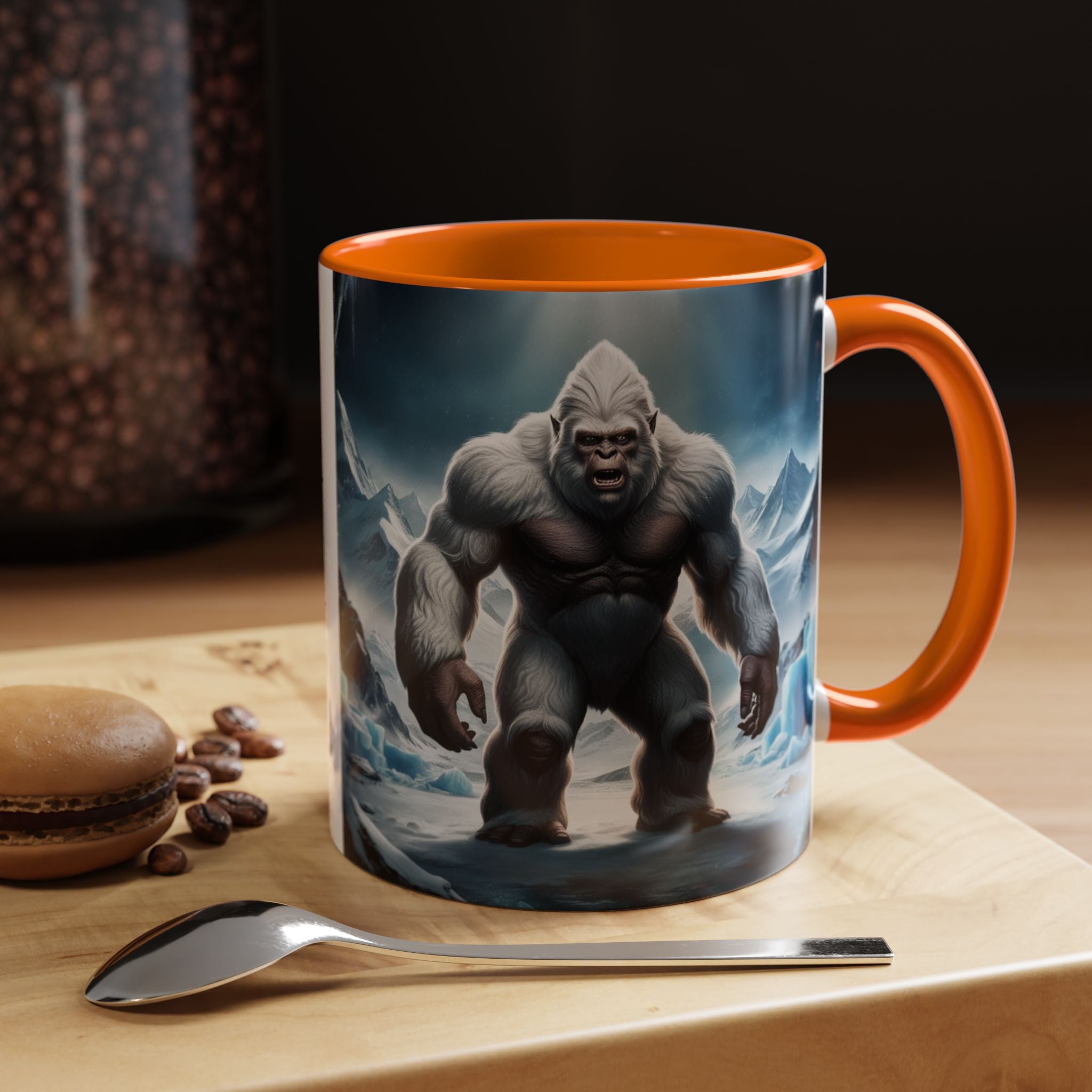 Yeti Coffee Mug: Abominable Snowman, Sasquatch Camping Gift, Himalayan Mountain Cryptid