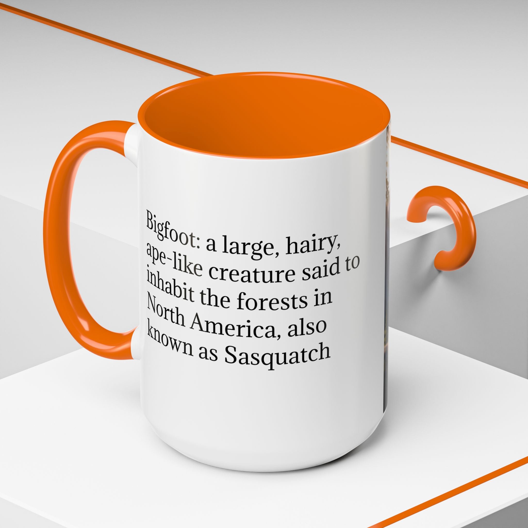 Bigfoot Coffee Cup: Sasquatch Coffee Mug, Pacific Northwest Cryptid, Mythical Creature