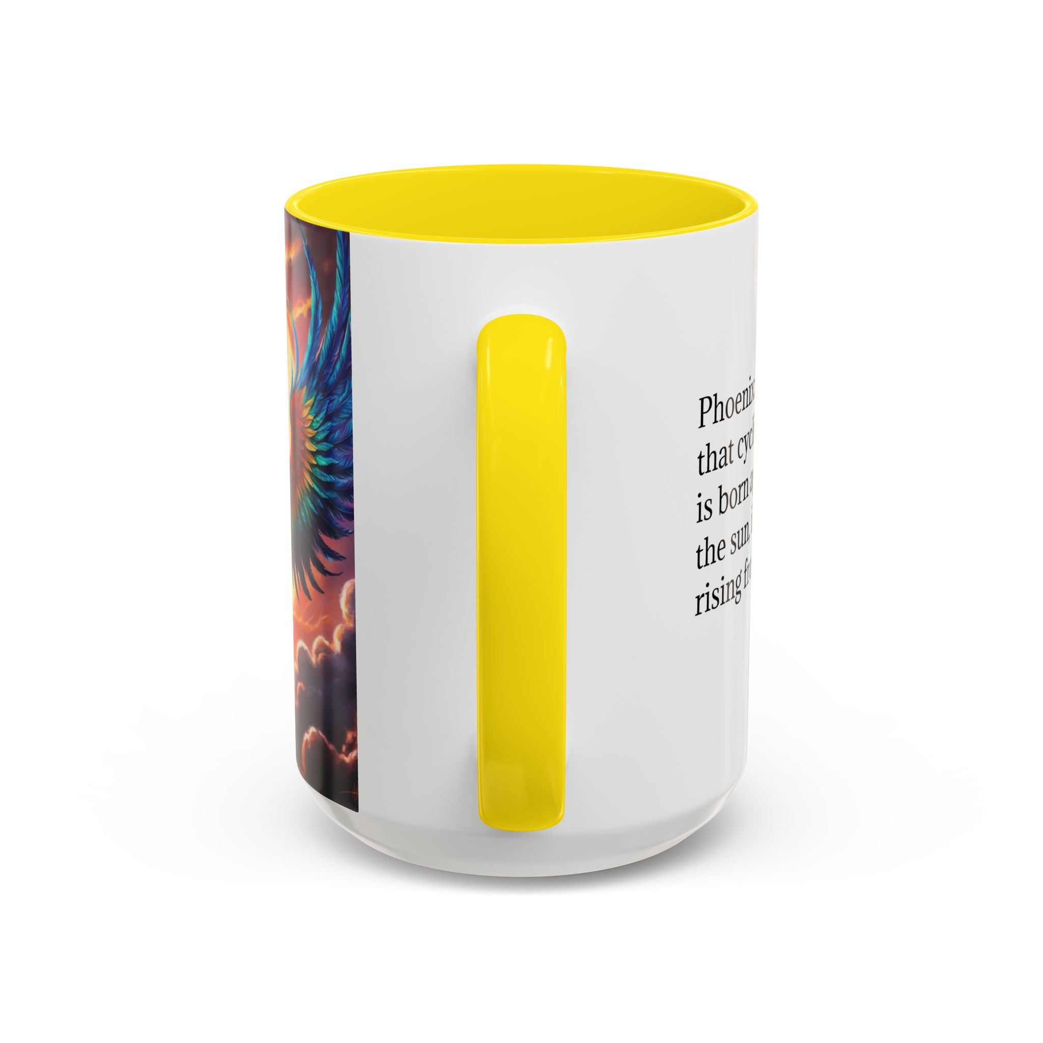 Phoenix Bird Coffee Cup: Mythical Creature, Firebird Coffee Mug, Rise from the Ashes