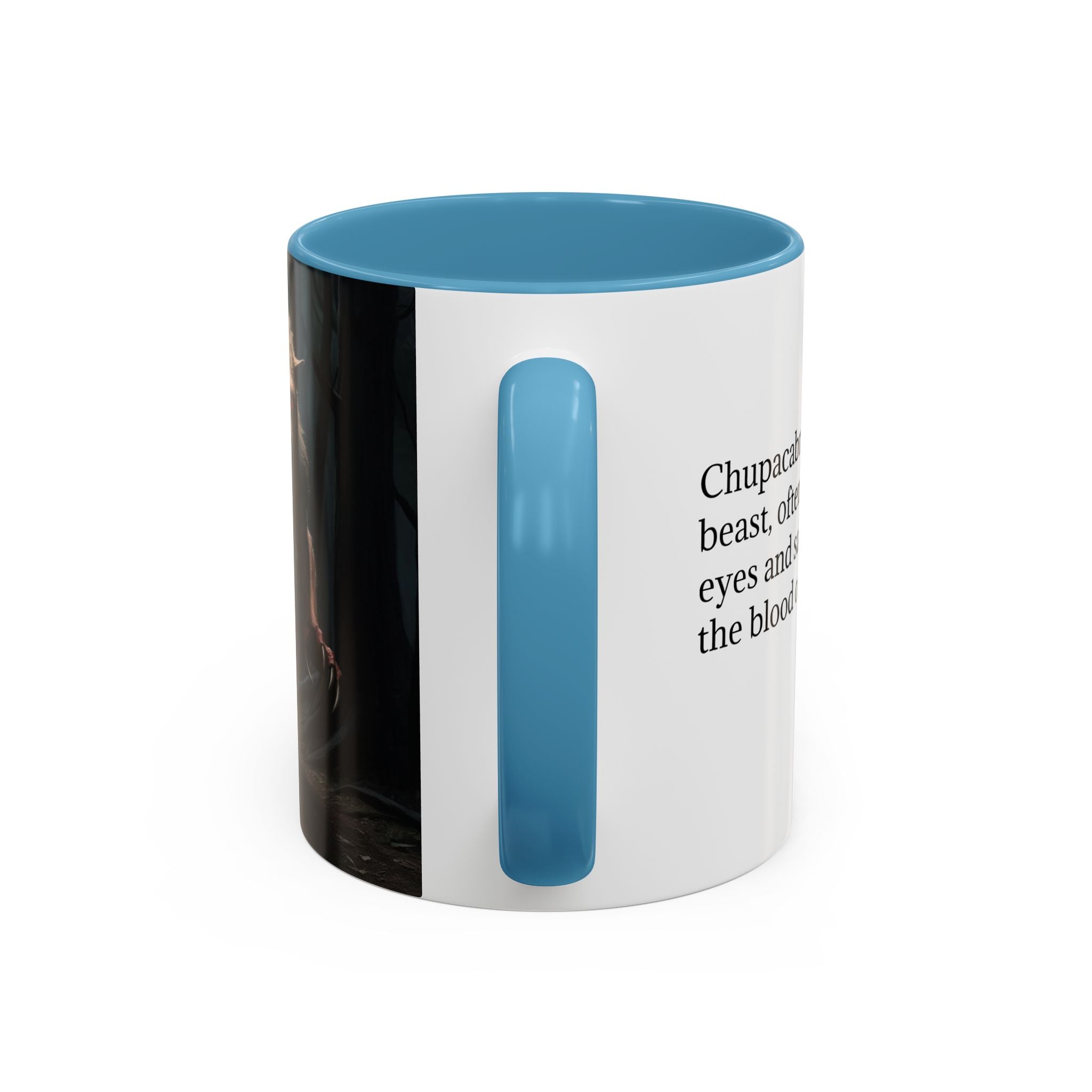 Chupacabra Coffee Mug: Supernatural Beast, Mexican Folklore Gift, Mythical Canine Cryptid
