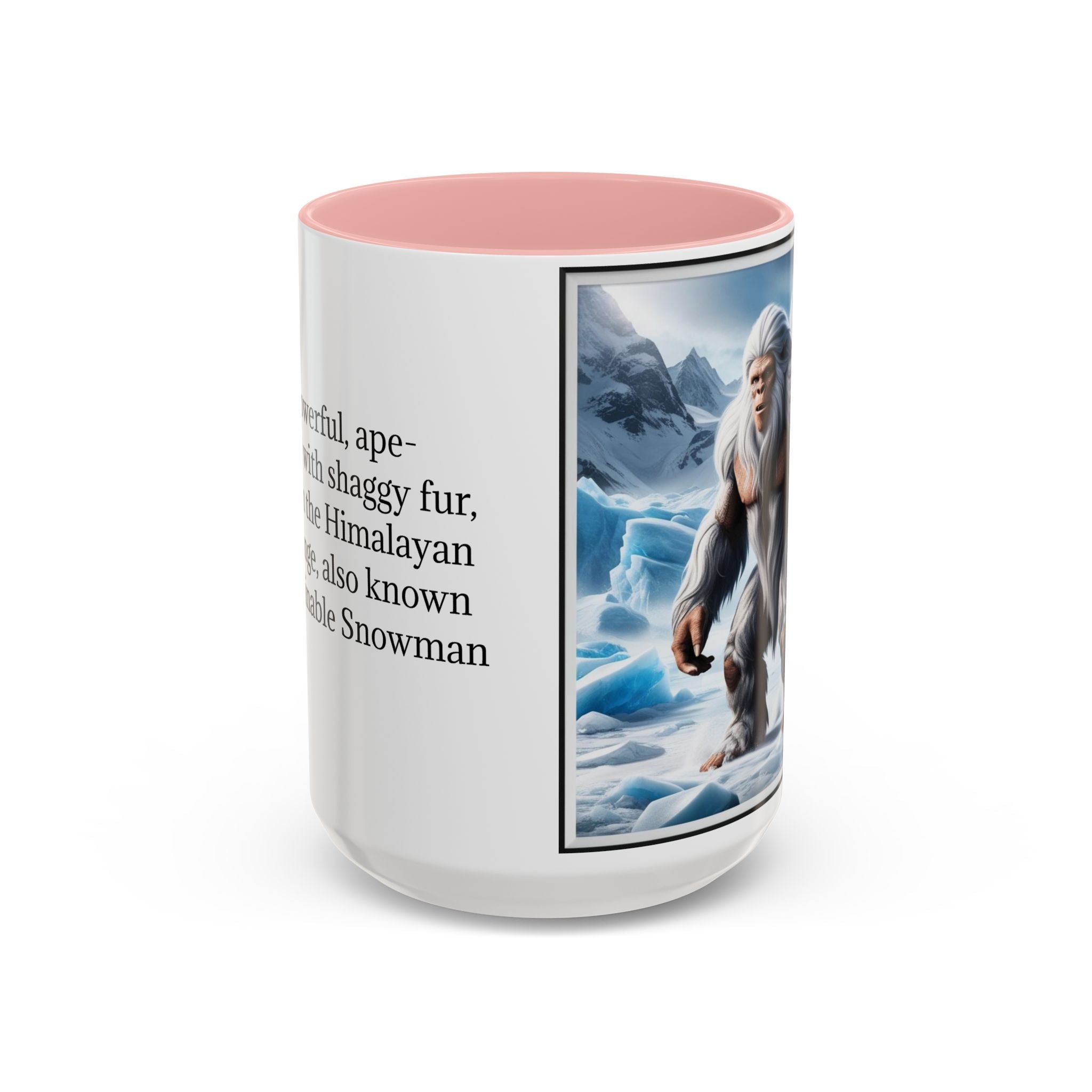 Yeti Coffee Mug: Abominable Snowman, Himalayan Mountain Cryptid, Bigfoot Camping Gift