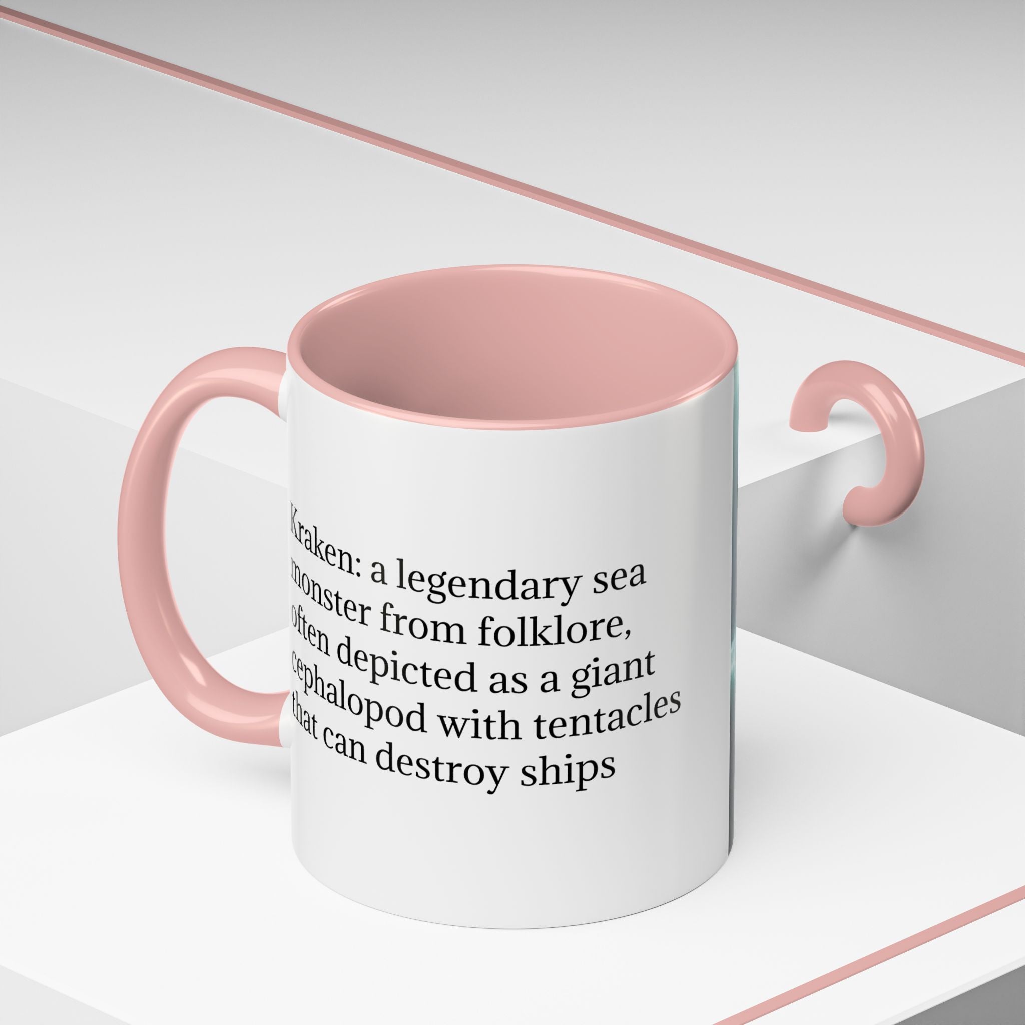 Kraken Coffee Mug: Giant Squid Coffee Cup, Legendary Monster, Nautical Gift