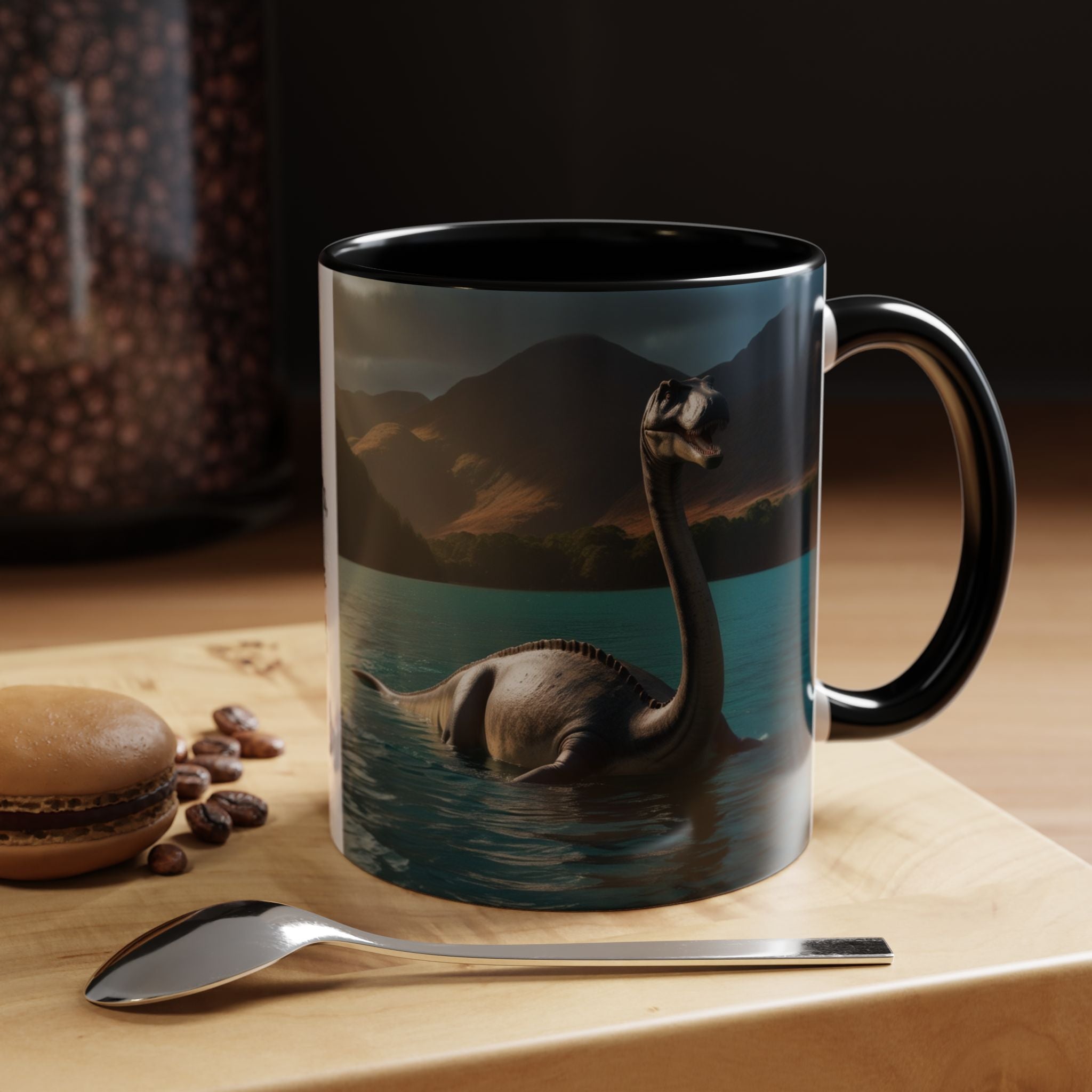 Loch Ness Monster Coffee Mug: Nessie Cryptid Gift, Scottish Sea Creature