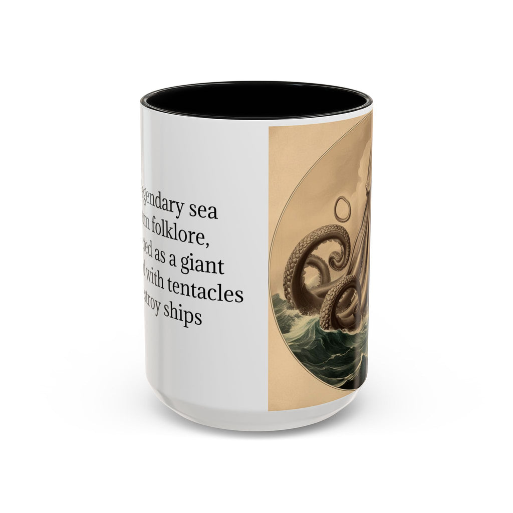 Kraken Coffee Cup: Giant Squid Coffee Mug, Mugs for Men, Mythical Creature
