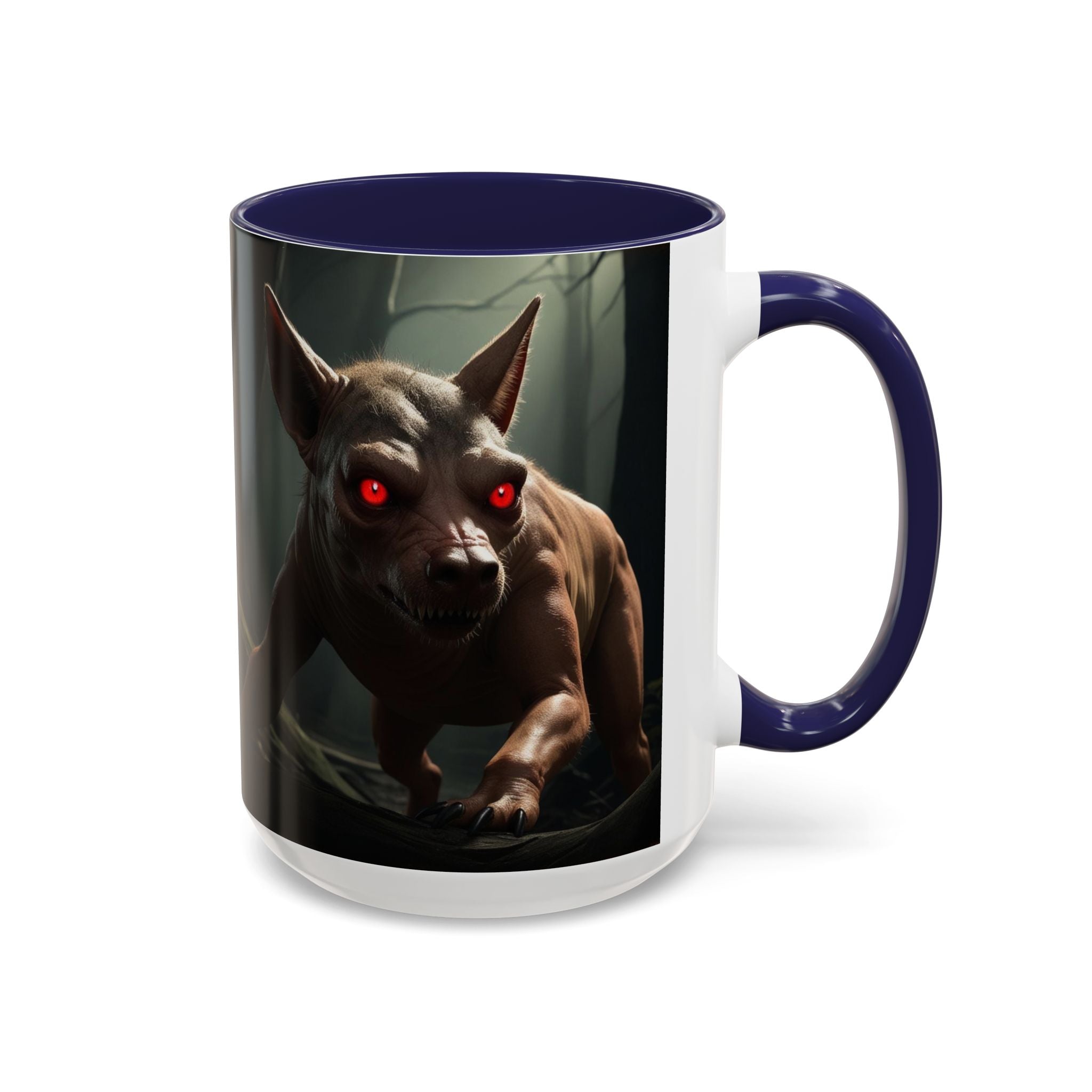 Chupacabra Coffee Cup Supernatural Beast, Mexican Folklore Gift, Mythical Canine Cryptid