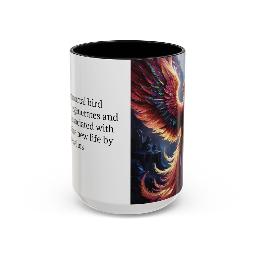 Phoenix Rising Coffee Mug: Firebird, Legendary Creature Coffee Cup, Gift for Women