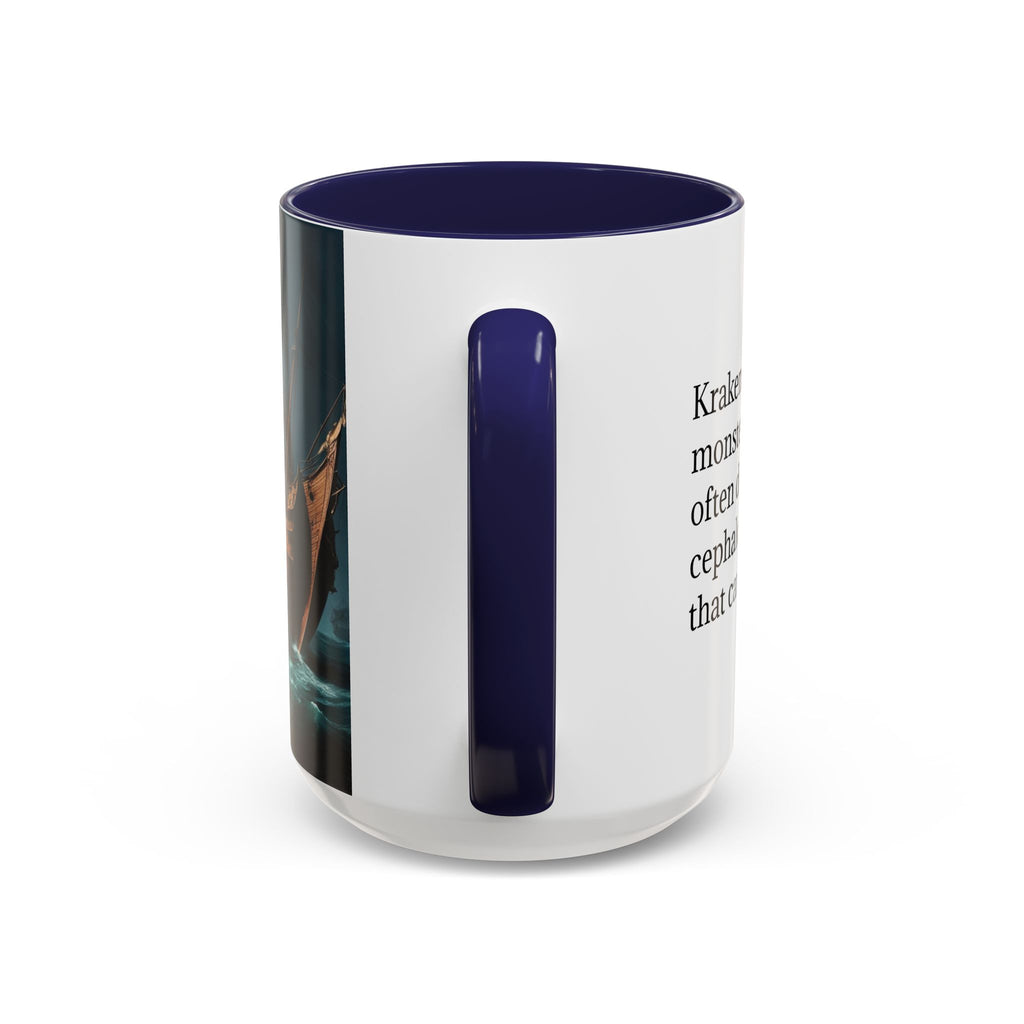 Kraken Coffee Mug: Giant Squid Coffee Cup, Legendary Monster, Nautical Gift