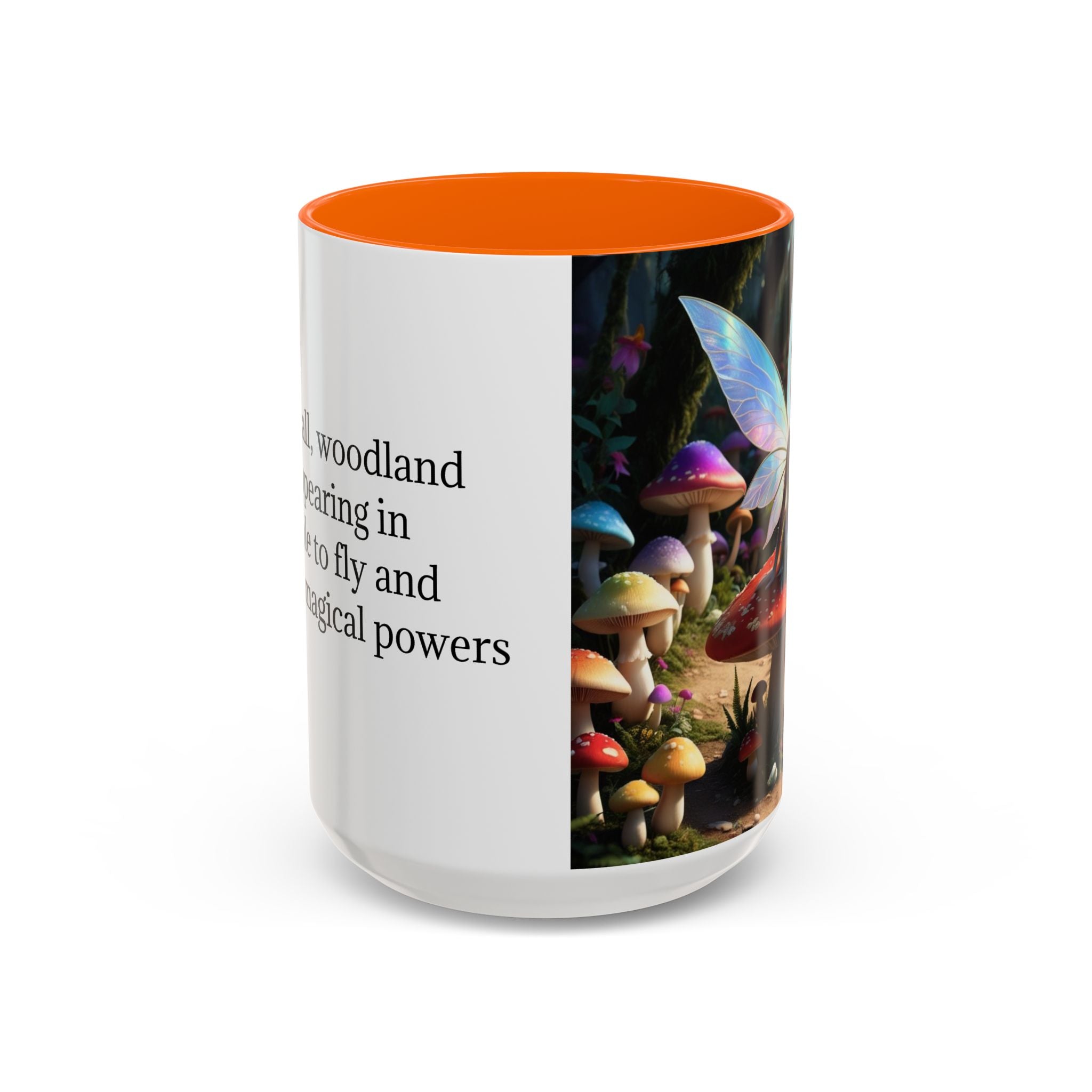 Fairy Garden Mug: Ceramic Toadstool Coffee Cup, Enchanted Forest Fantasy Gift