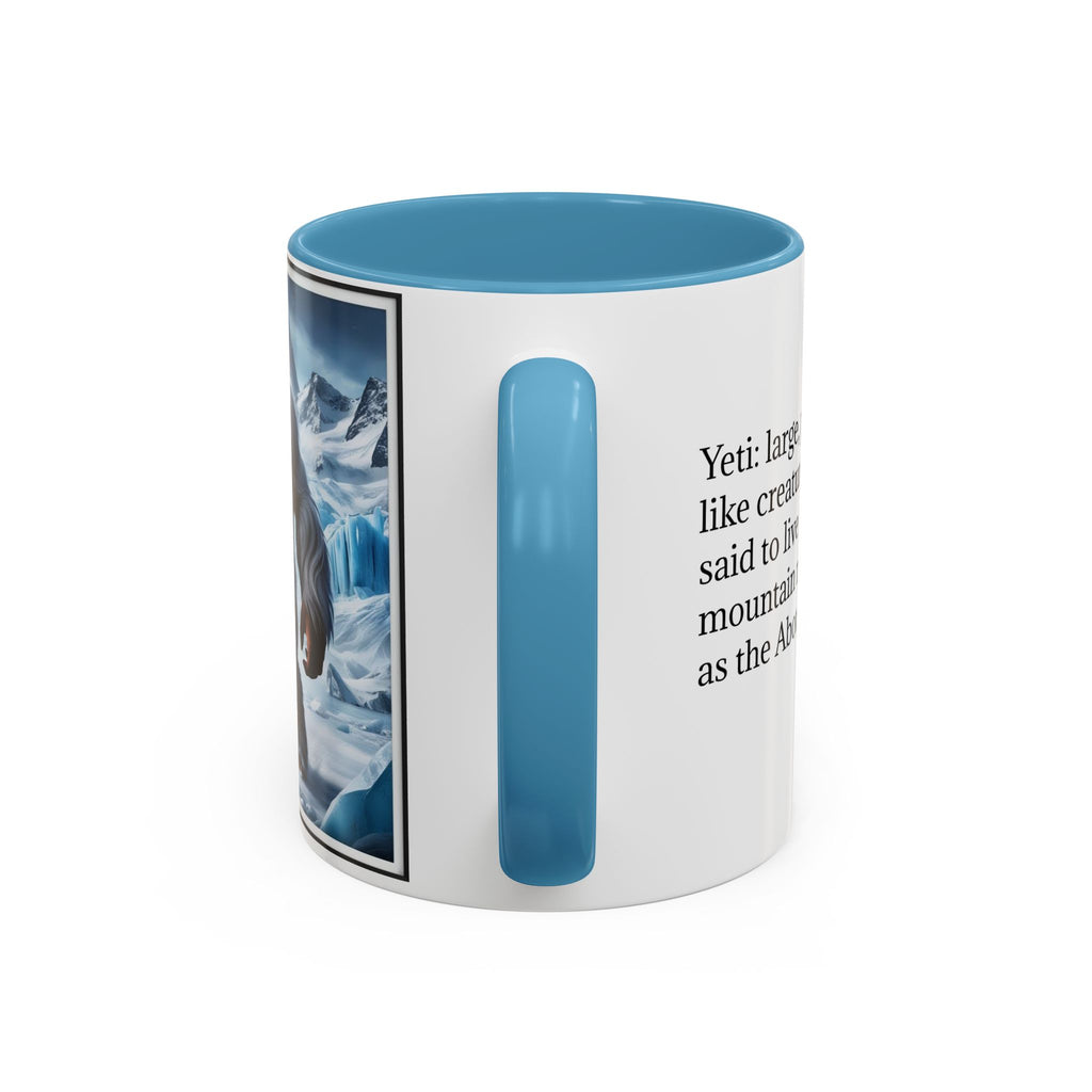 Yeti Coffee Mug: Abominable Snowman, Himalayan Mountain Cryptid, Bigfoot Camping Gift