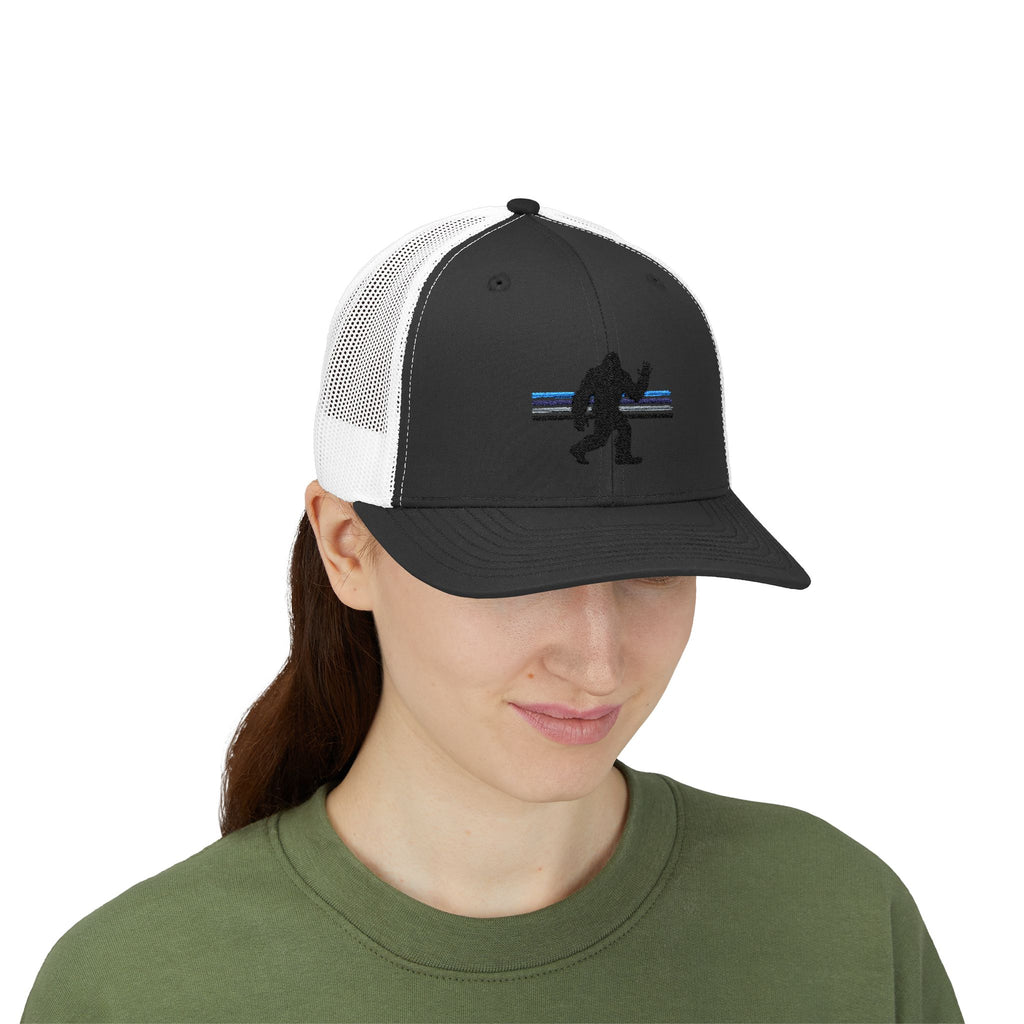 Bigfoot Baseball Cap: Sasquatch Trucker Hat, Custom Outdoor Gear, Snapback Hat