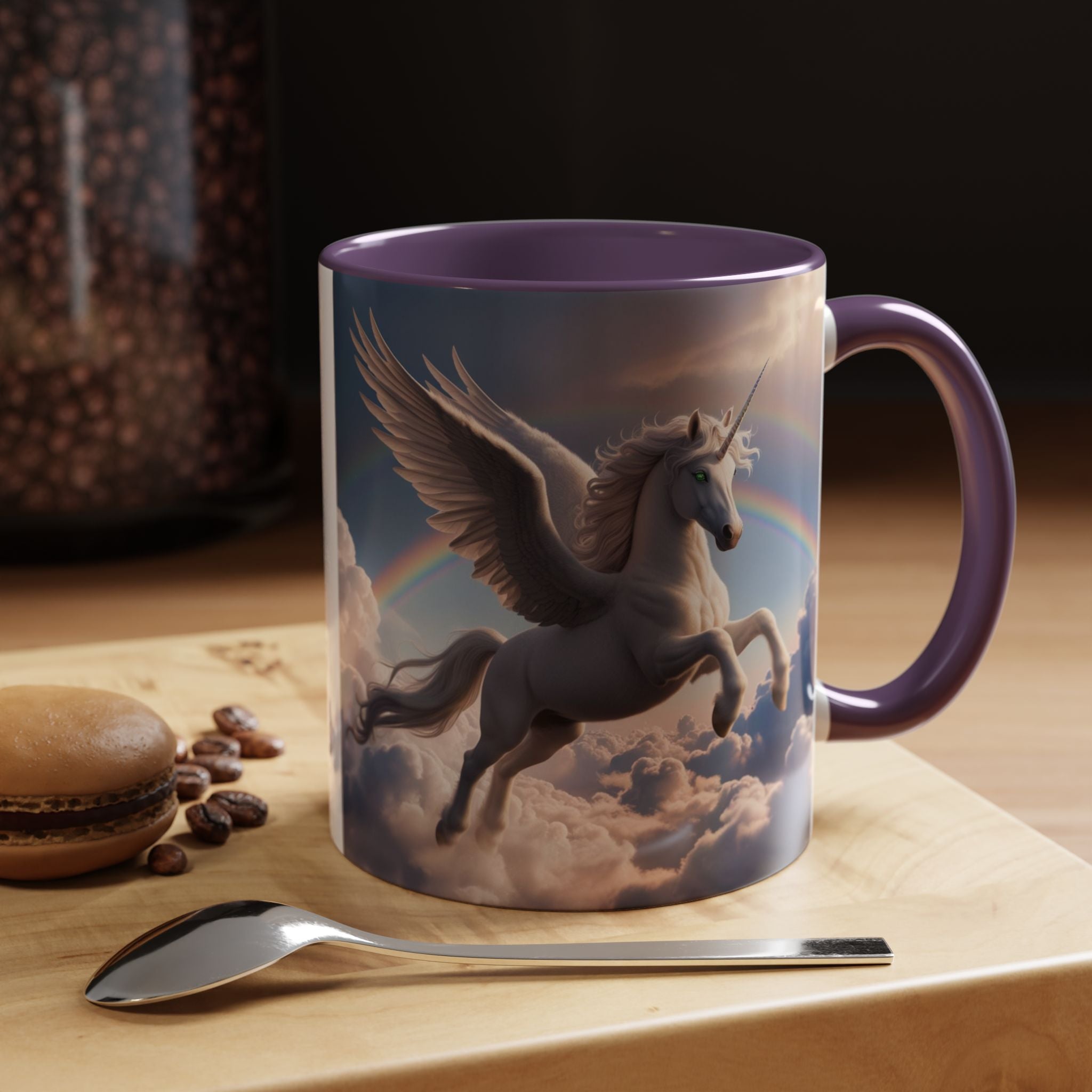 Unicorn Coffee Mug: Enchanted Alicorn, Mythical Creature, Fairytale Gift (Pink)