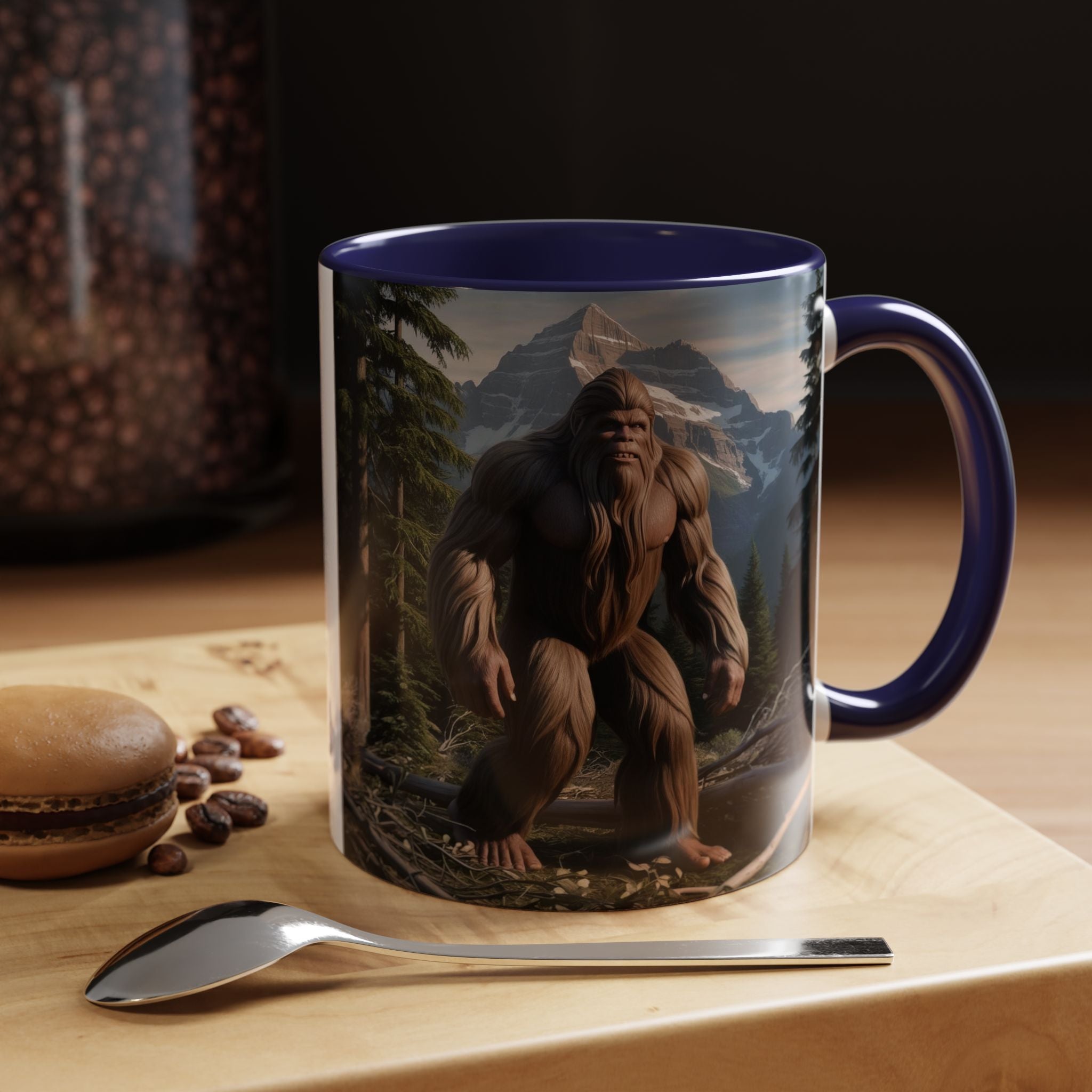 Bigfoot Mug: Sasquatch Coffee Cup, Mythical Creature, Camping Mugs for Men, Cryptozoology