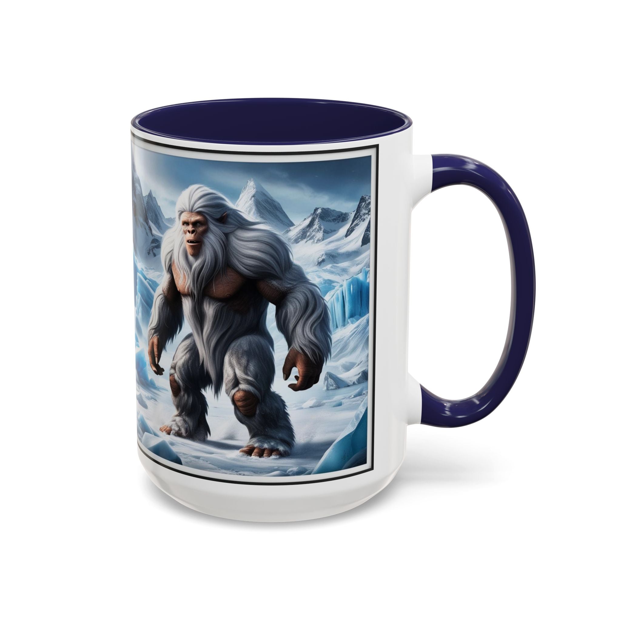 Yeti Coffee Mug: Abominable Snowman, Himalayan Mountain Cryptid, Bigfoot Camping Gift