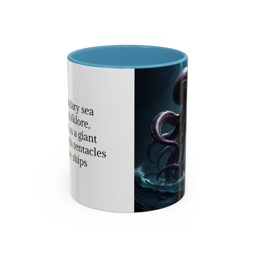 Kraken Coffee Cup: Giant Squid Coffee Mug, Mythical Creature, Octopus Gift
