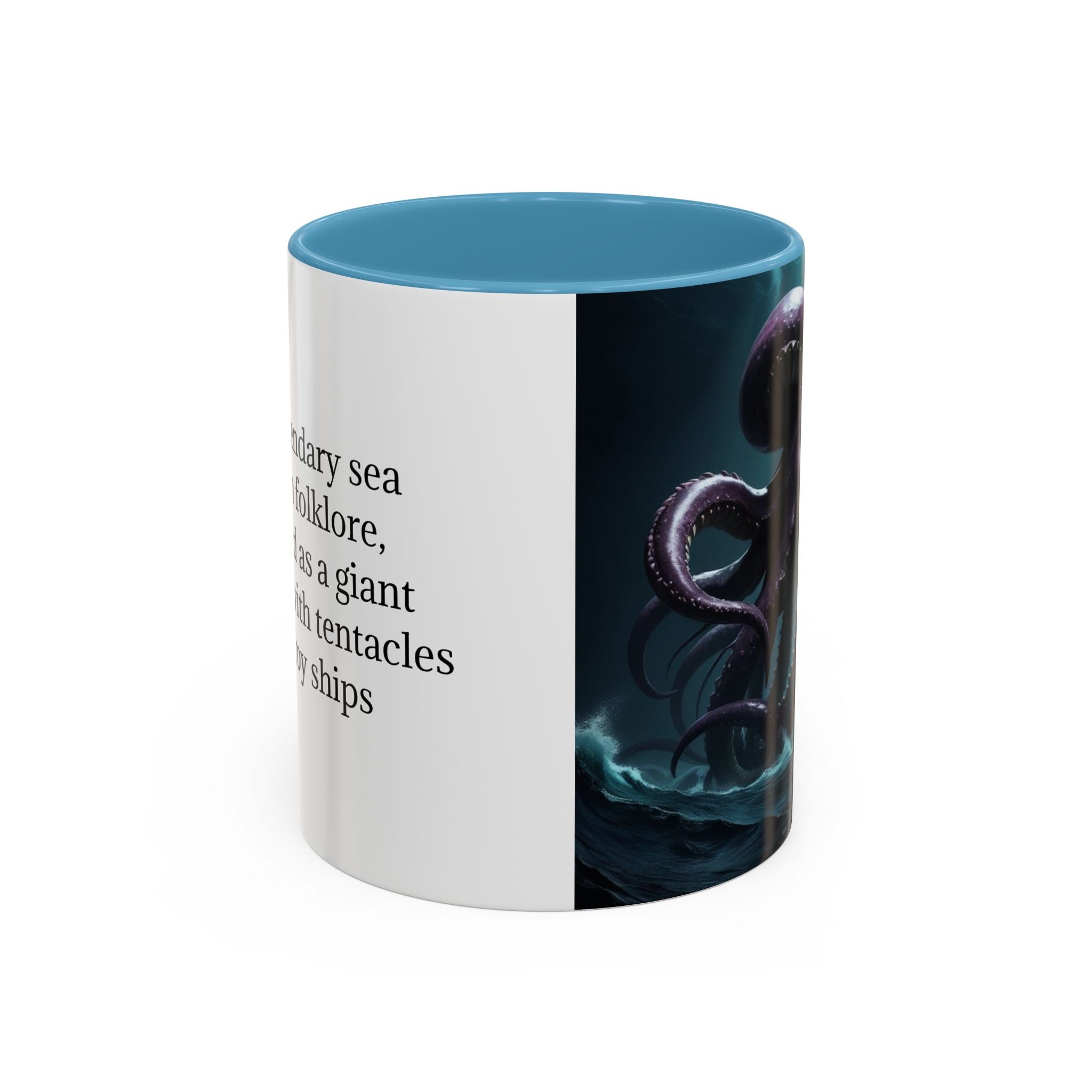 Kraken Coffee Cup: Giant Squid Coffee Mug, Mythical Creature, Octopus Gift