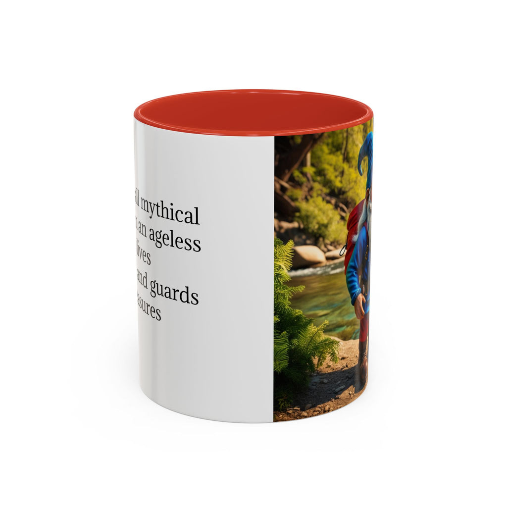 Gnome Mug: Nordic Folklore Gift, Scandinavian Nisse, Enchanted Creature Coffee Cup