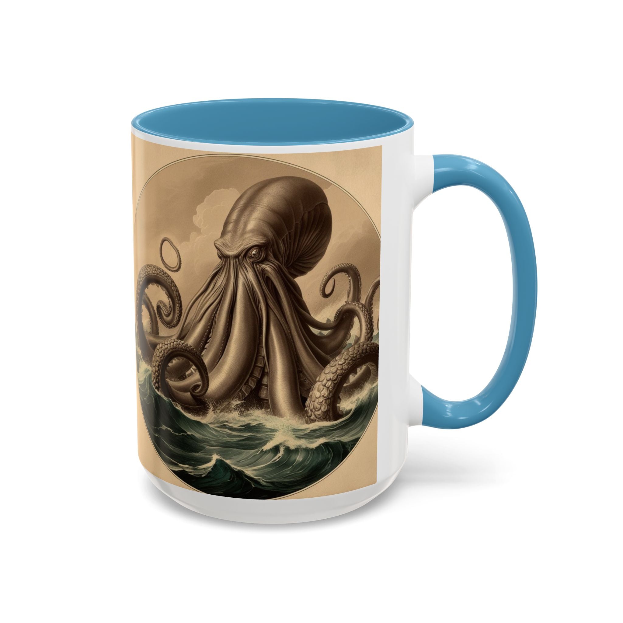 Kraken Coffee Cup: Giant Squid Coffee Mug, Mugs for Men, Mythical Creature