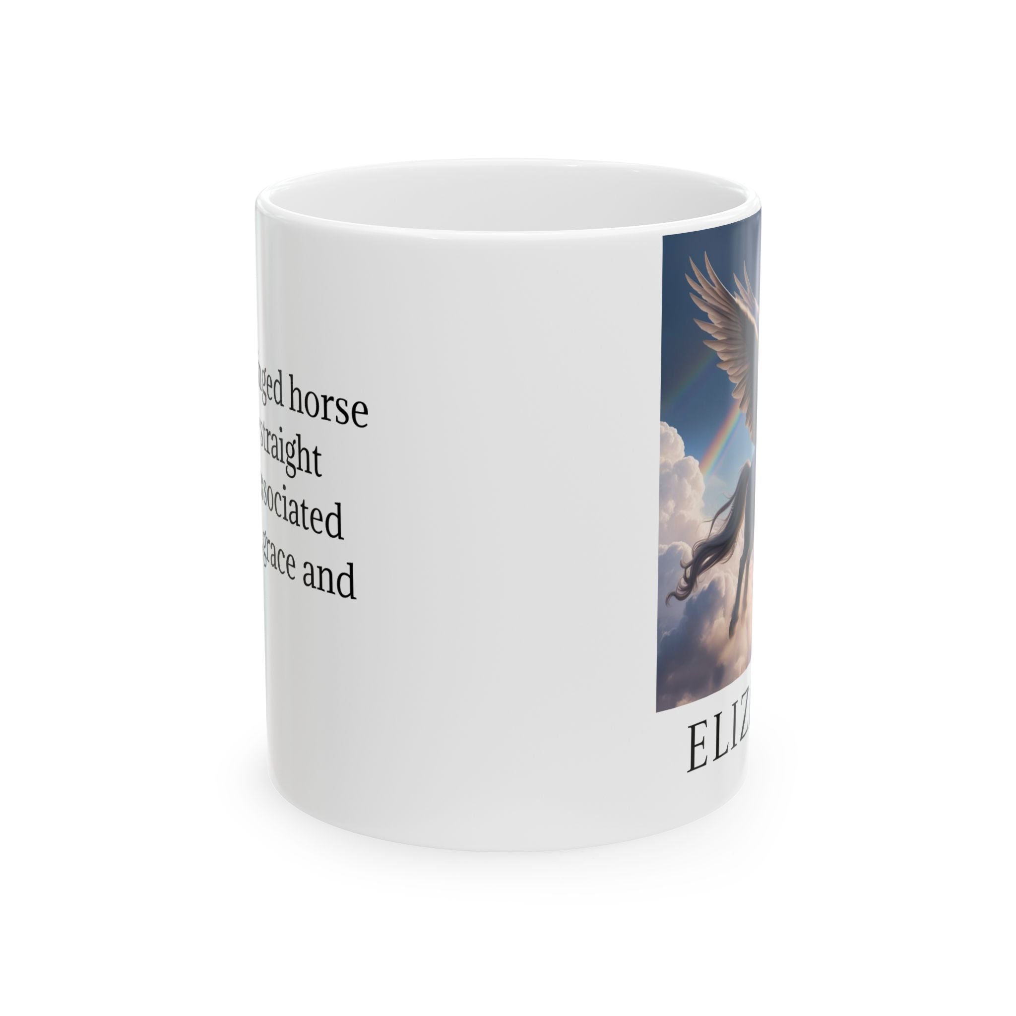 Customizable Unicorn Mug: Enchanted Alicorn, Mythical Creature, Personalized Fairytale Gift