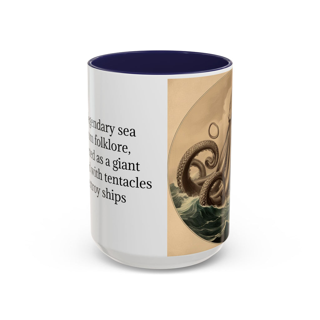Kraken Coffee Cup: Giant Squid Coffee Mug, Mugs for Men, Mythical Creature