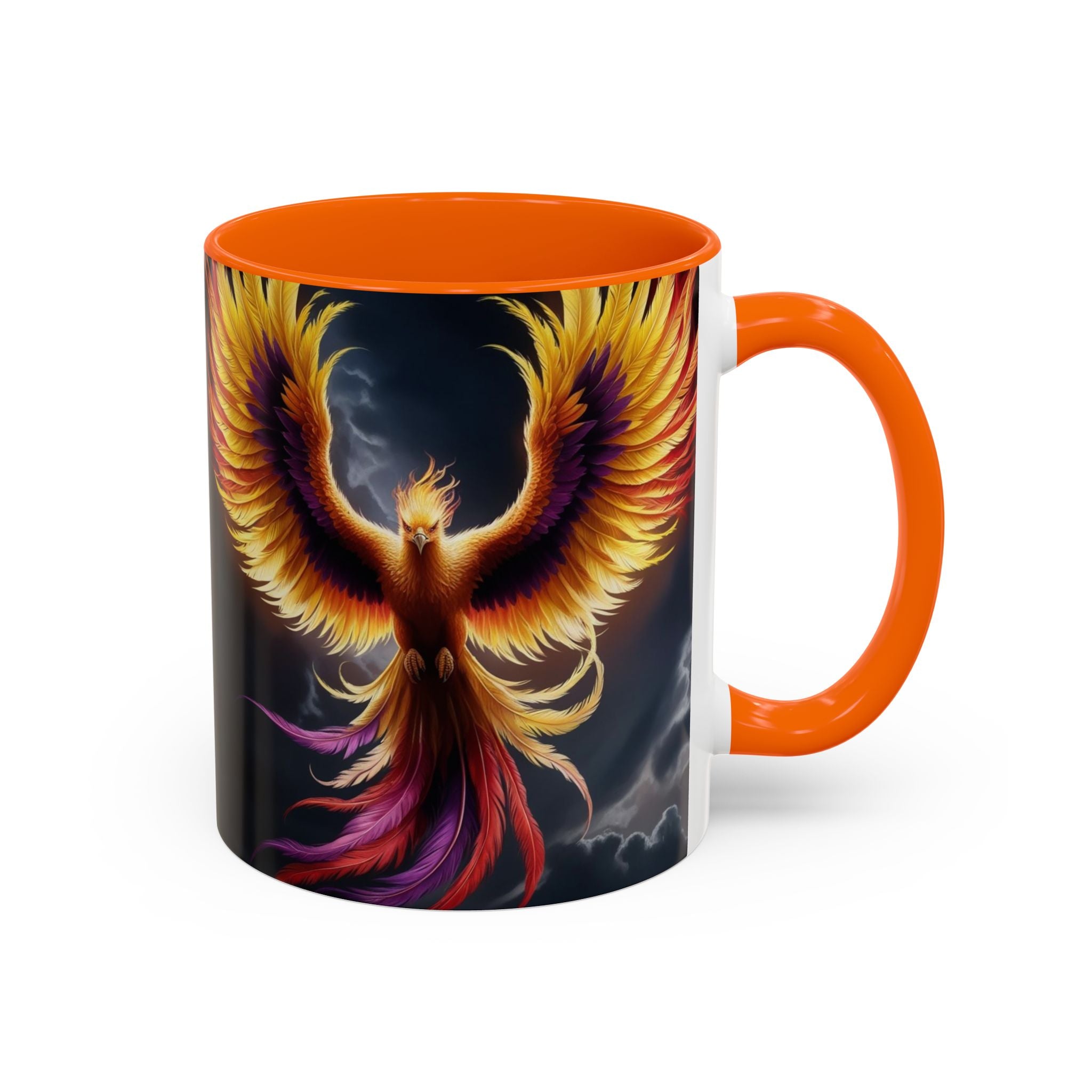 Phoenix Coffee Mug: Mythical Firebird Ceramic Cup, Fantasy Mug, Legendary Creature
