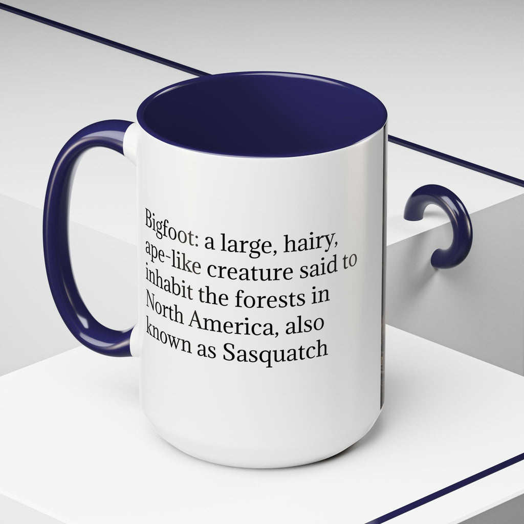 Bigfoot Mug: Sasquatch Coffee Cup, Mythical Creature, Camping Mugs for Men, Cryptozoology