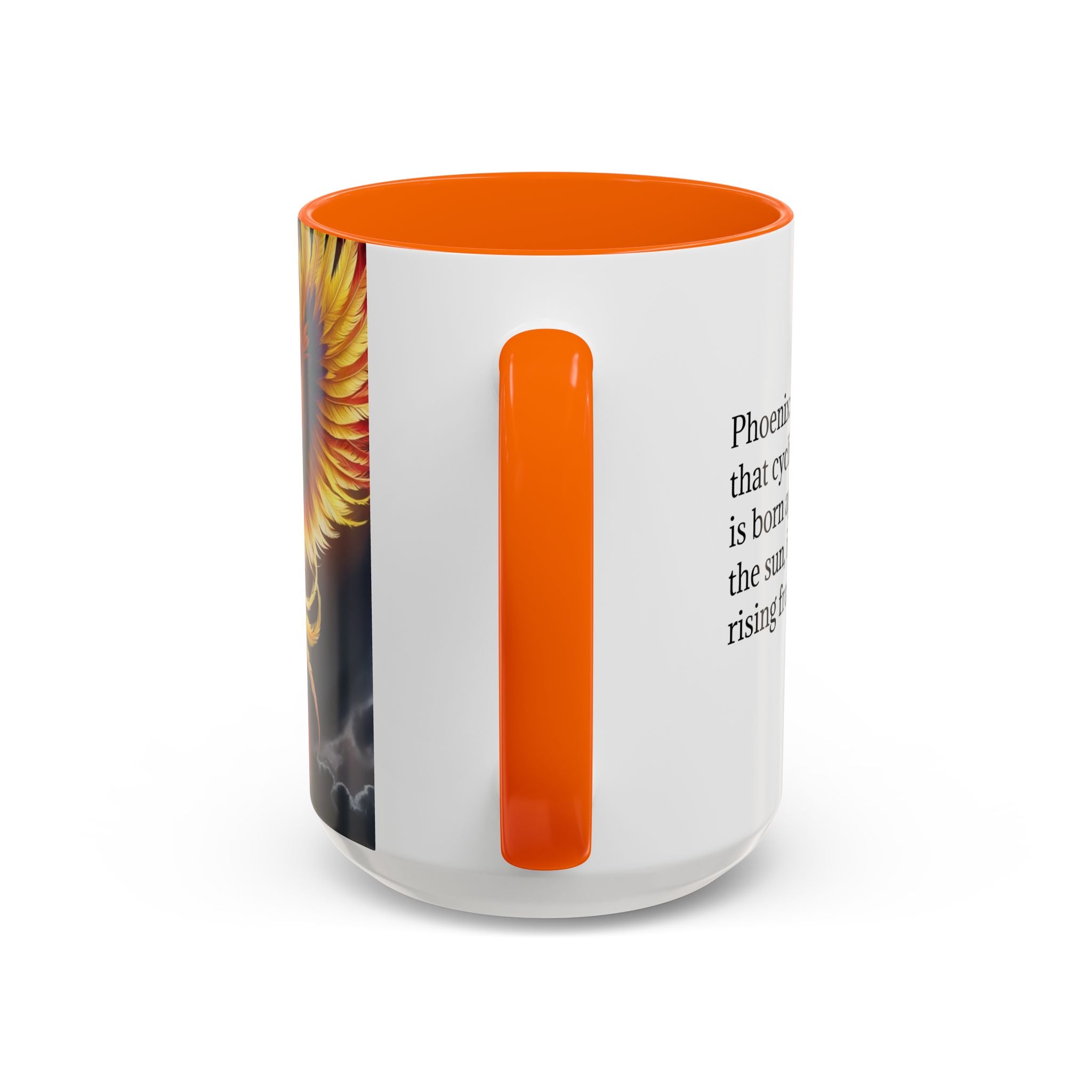 Phoenix Coffee Mug: Mythical Firebird Ceramic Cup, Fantasy Mug, Legendary Creature