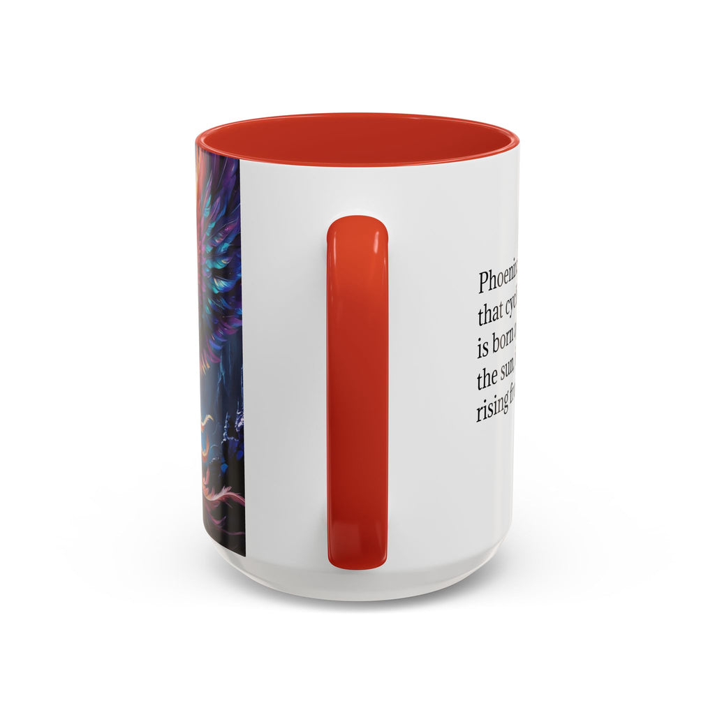 Phoenix Rising Coffee Mug: Firebird, Legendary Creature Coffee Cup, Gift for Women