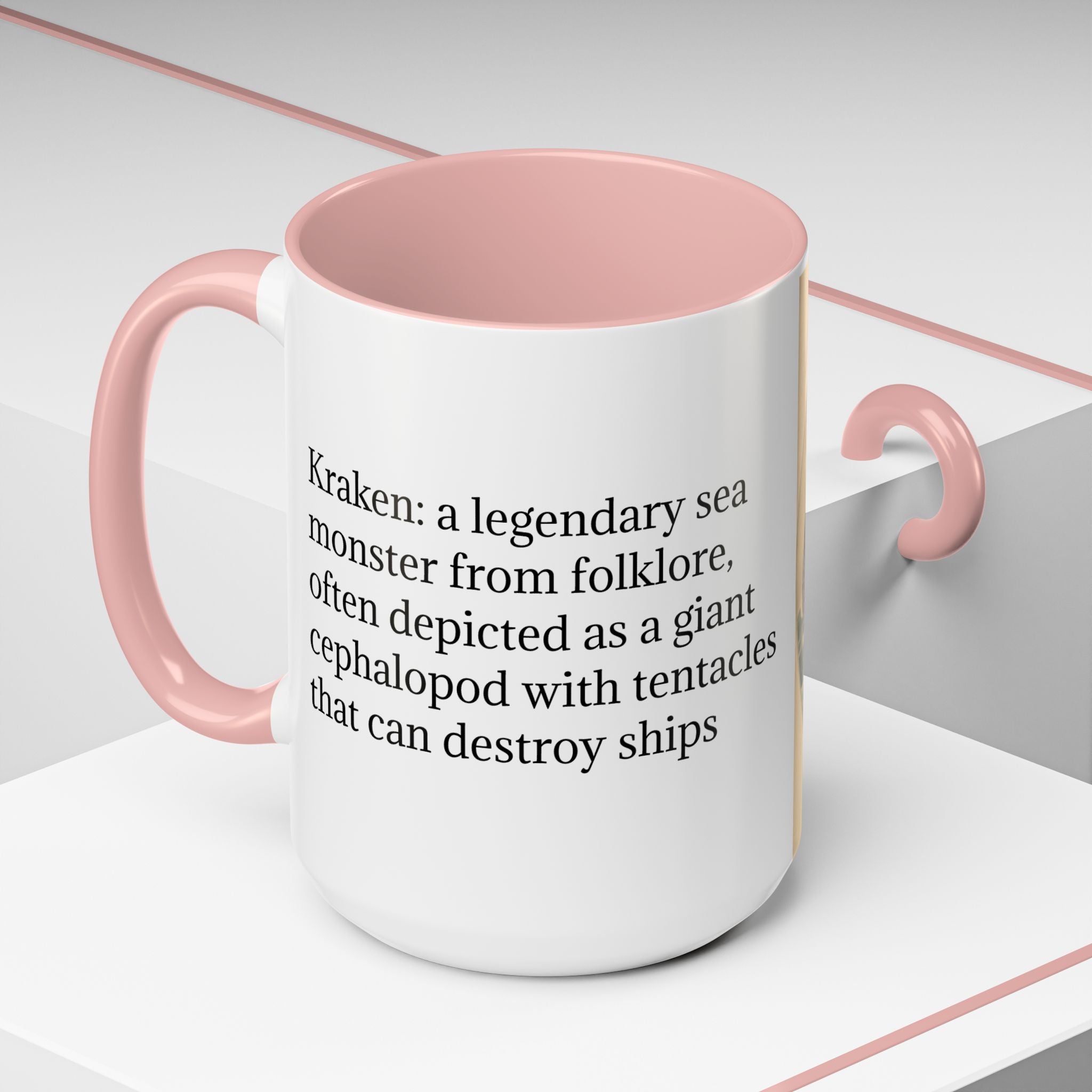 Kraken Coffee Cup: Giant Squid Coffee Mug, Mugs for Men, Mythical Creature
