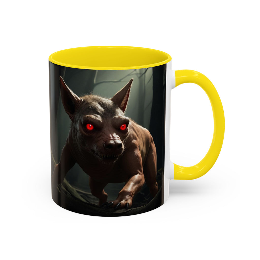 Chupacabra Coffee Cup Supernatural Beast, Mexican Folklore Gift, Mythical Canine Cryptid