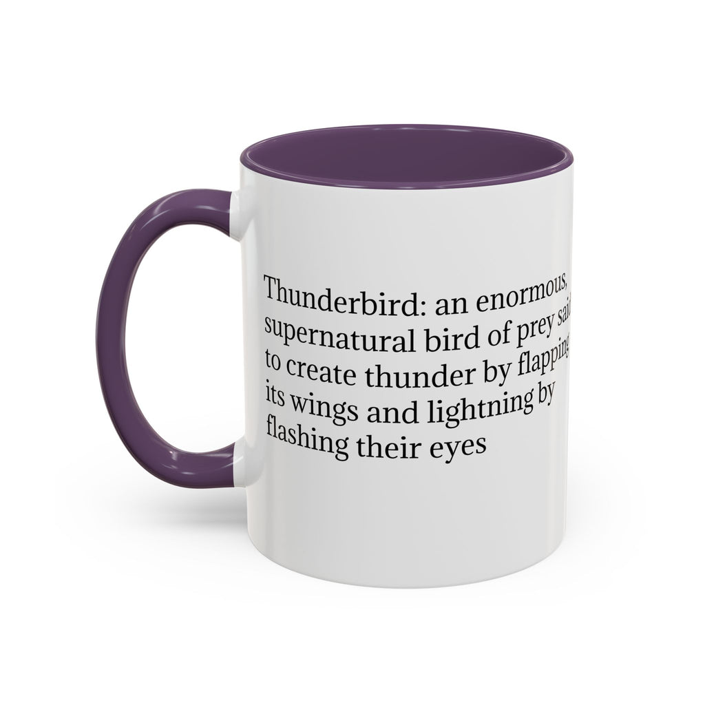 Thunderbird Coffee Cup: Native American Folklore, Legendary Creature, Coffee Mug Gift